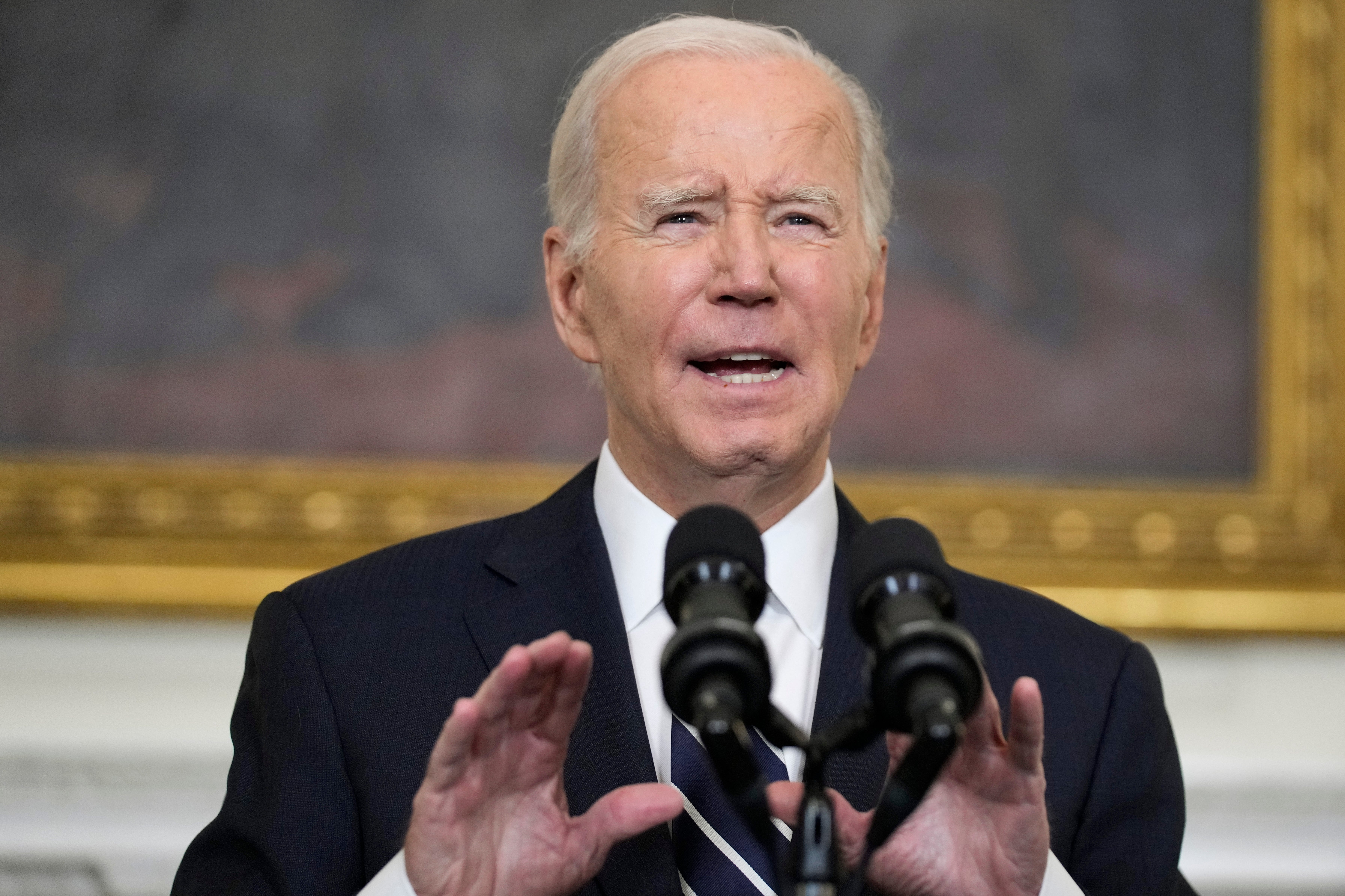 President Biden has largely kept a low profile as Democrats head into a must-win midterm season, though he has endorsed a few candidates (Copyright 2023 The Associated Press. All rights reserved.)