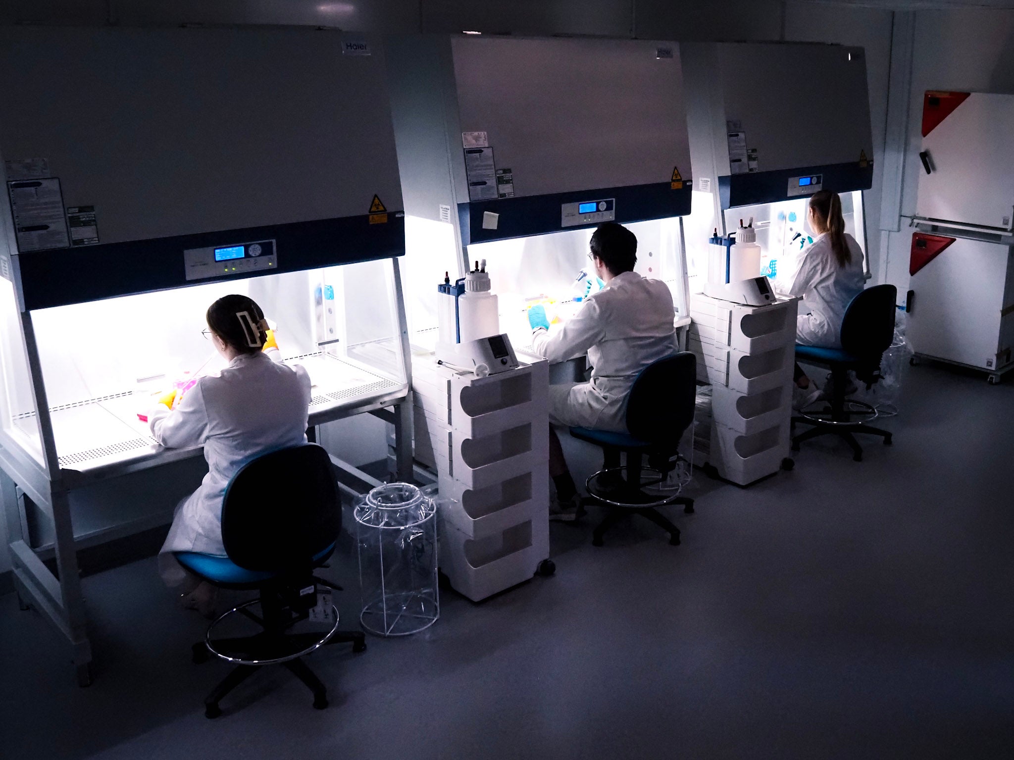 The cancer diagnostics laboratory at the University of Essex. (University of Essex/ PA)