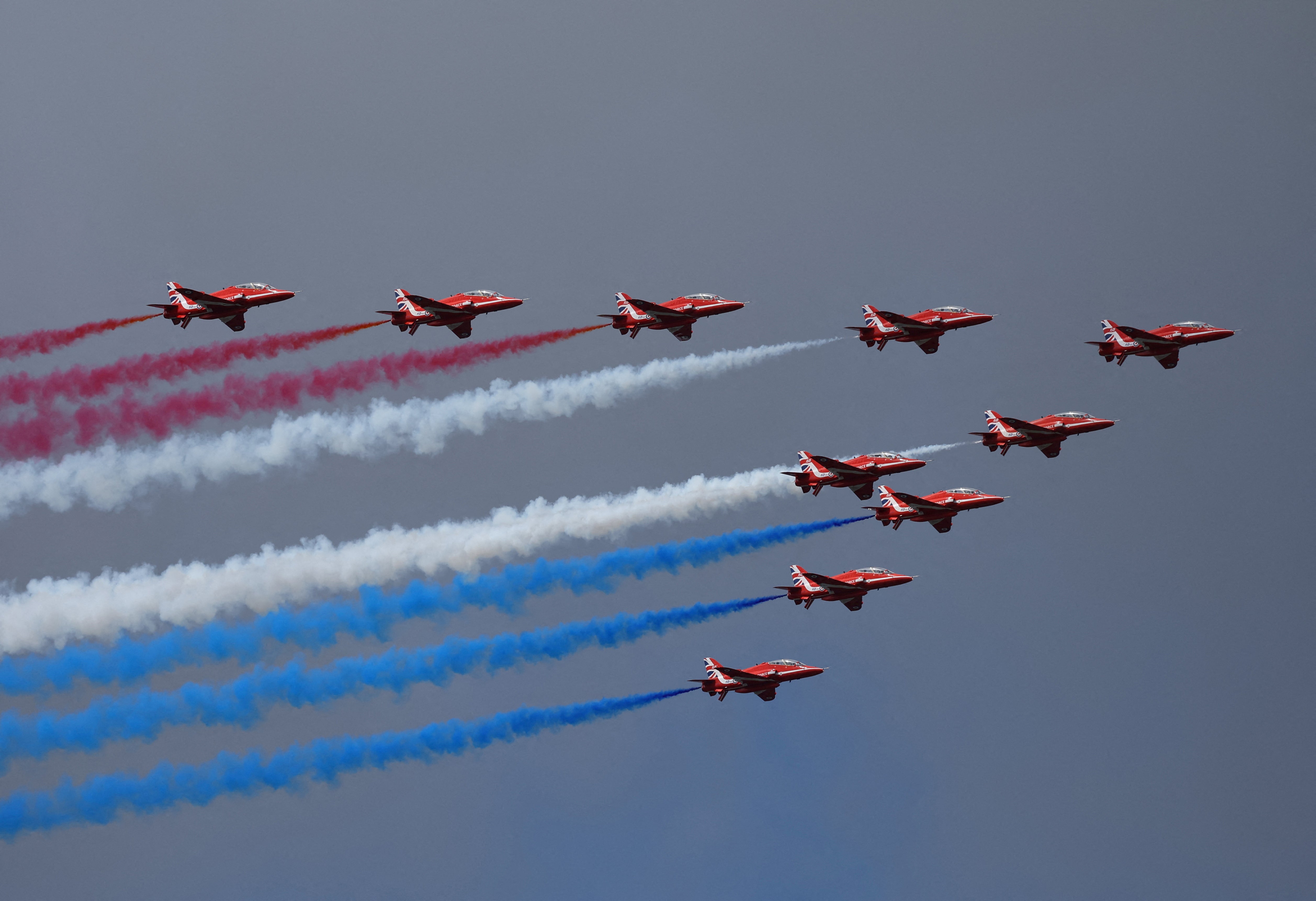 Stranded Red Arrows forced to pull out of string of UK air shows