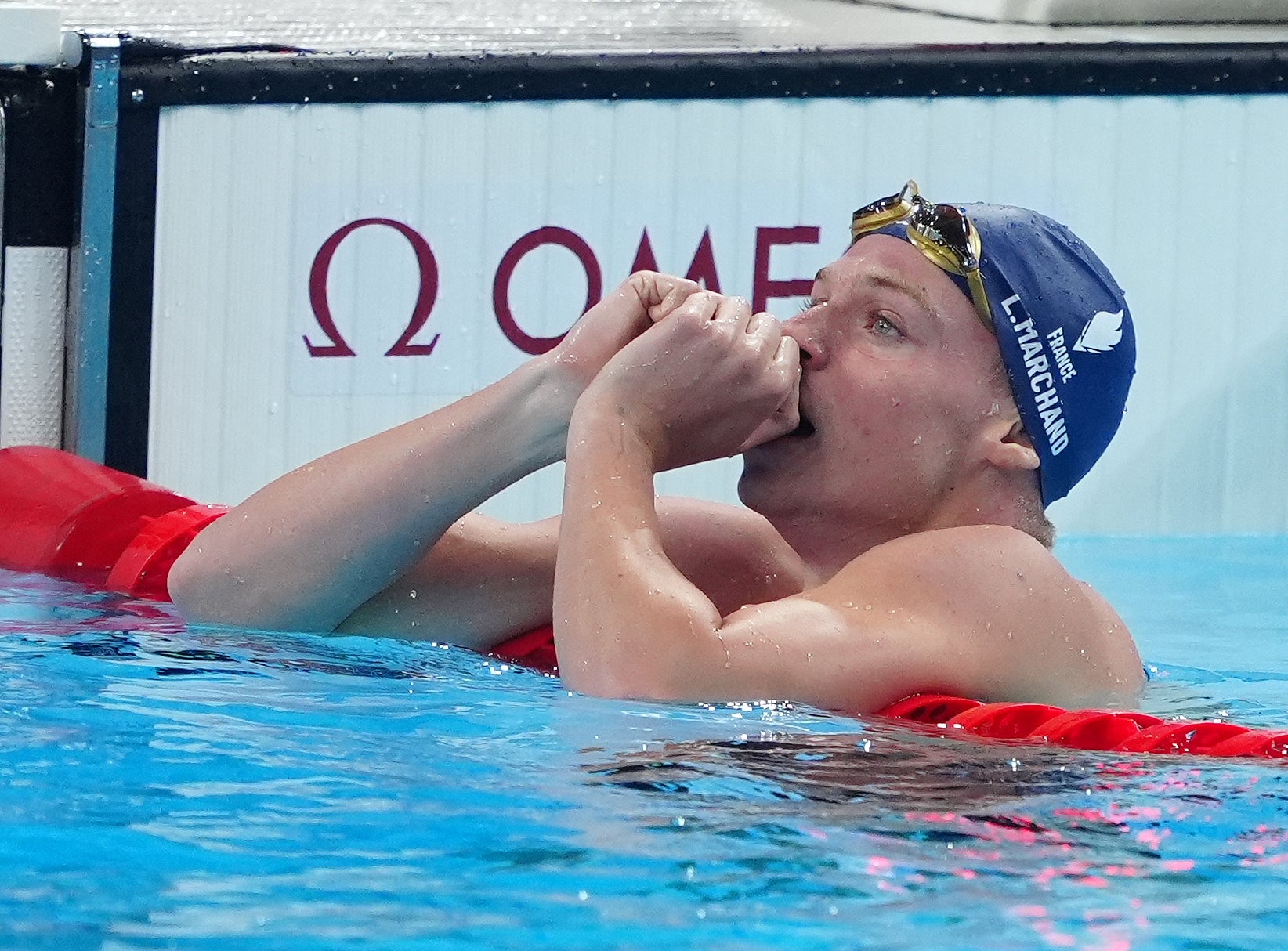 Leon Marchand has withdrawn from the men’s 200 metres breaststroke in Paris this week (Peter Byrne/PA)