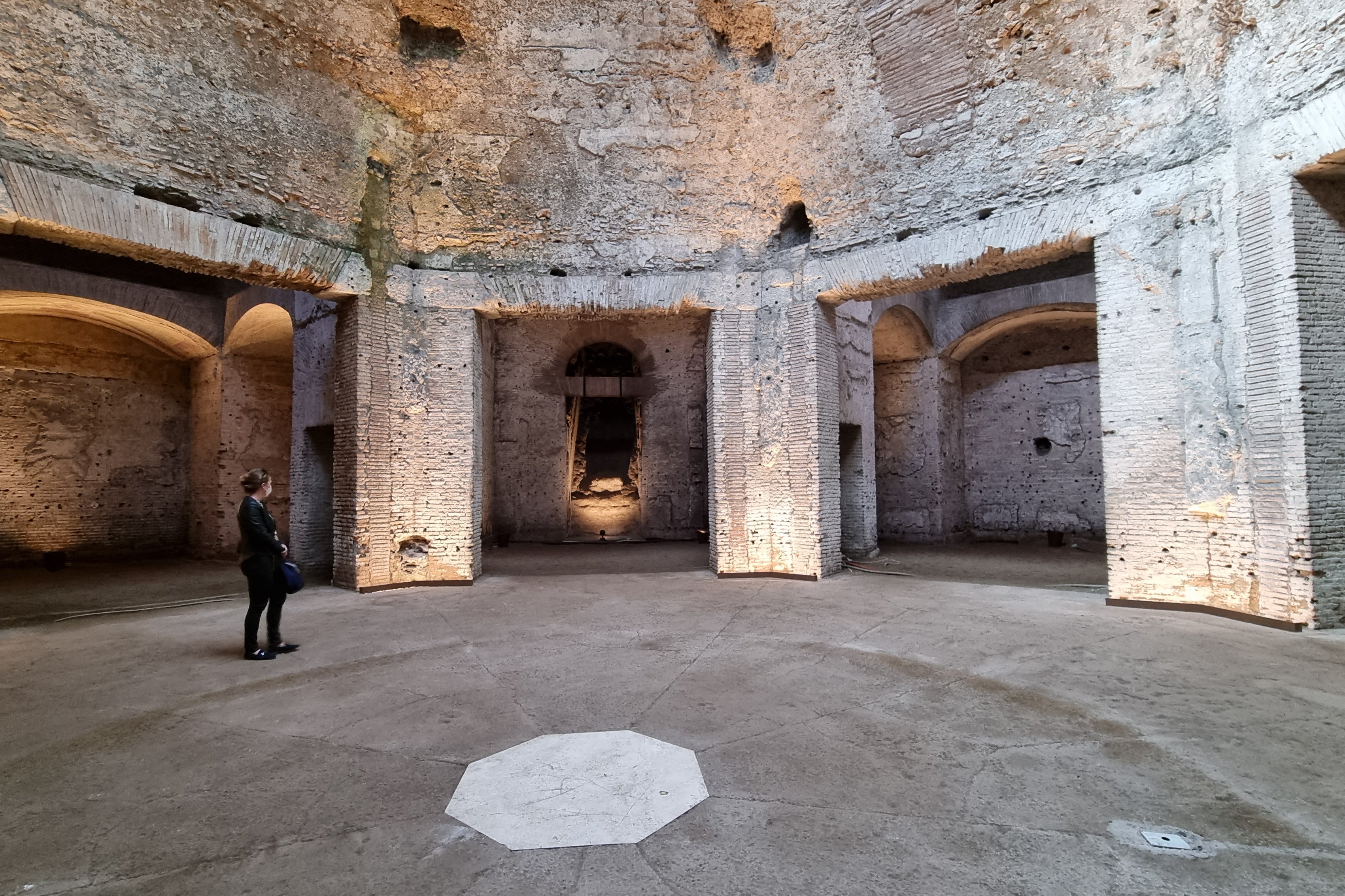 The Domus Aurea are the excavated remains of Emperor Nero’s palace (Elizabeth Heath)