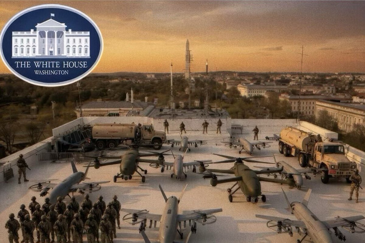 Trump brings weapons of war to White House in ominous Truth Social ballroom ‘drone port’ spree Trump brings weapons of war to White House in ominous Truth Social ballroom ‘drone port’ spree
