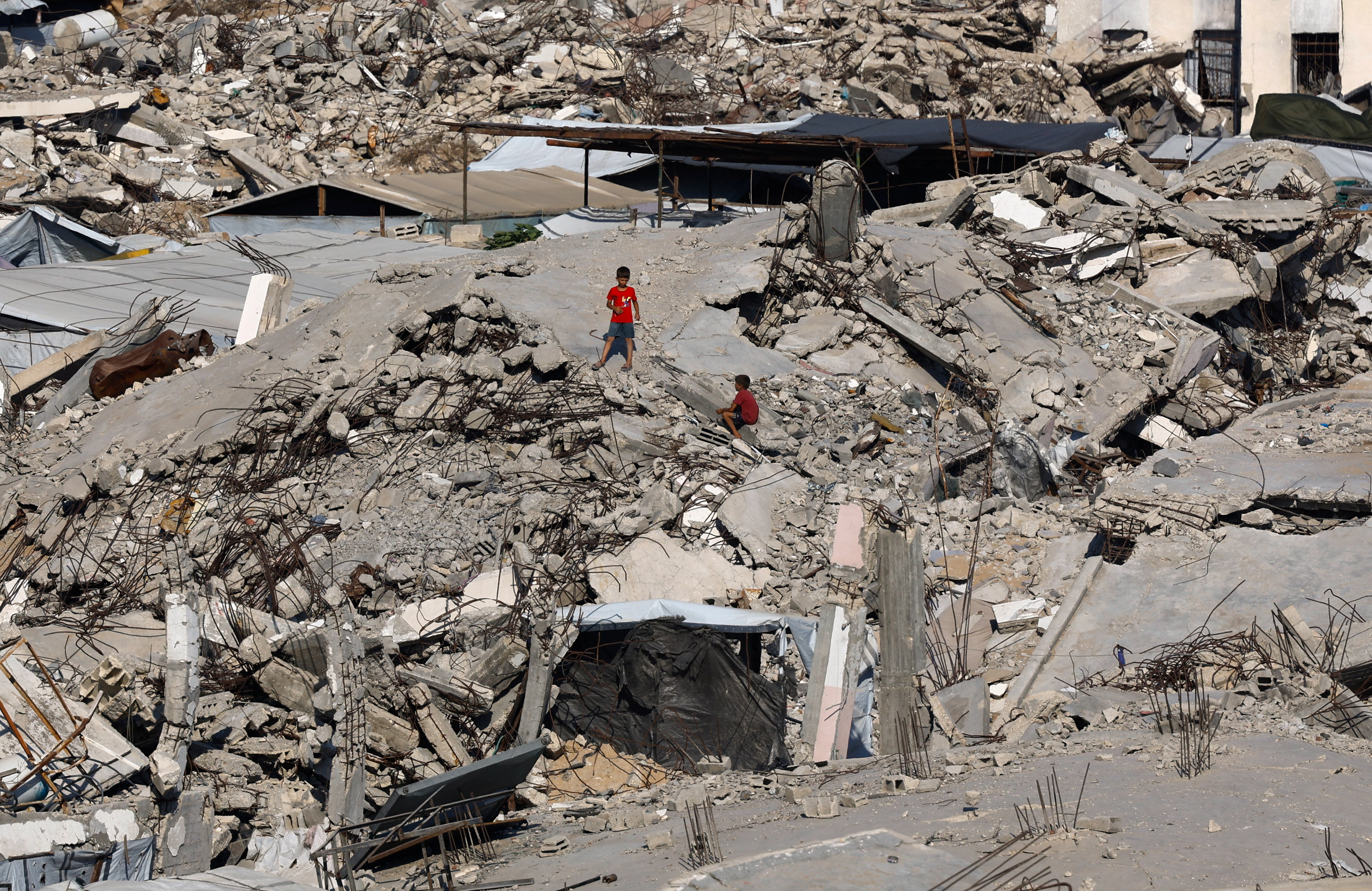 Gaza has been reduced to rubble after Israel’s relentless attacks of the strip (Reuters)