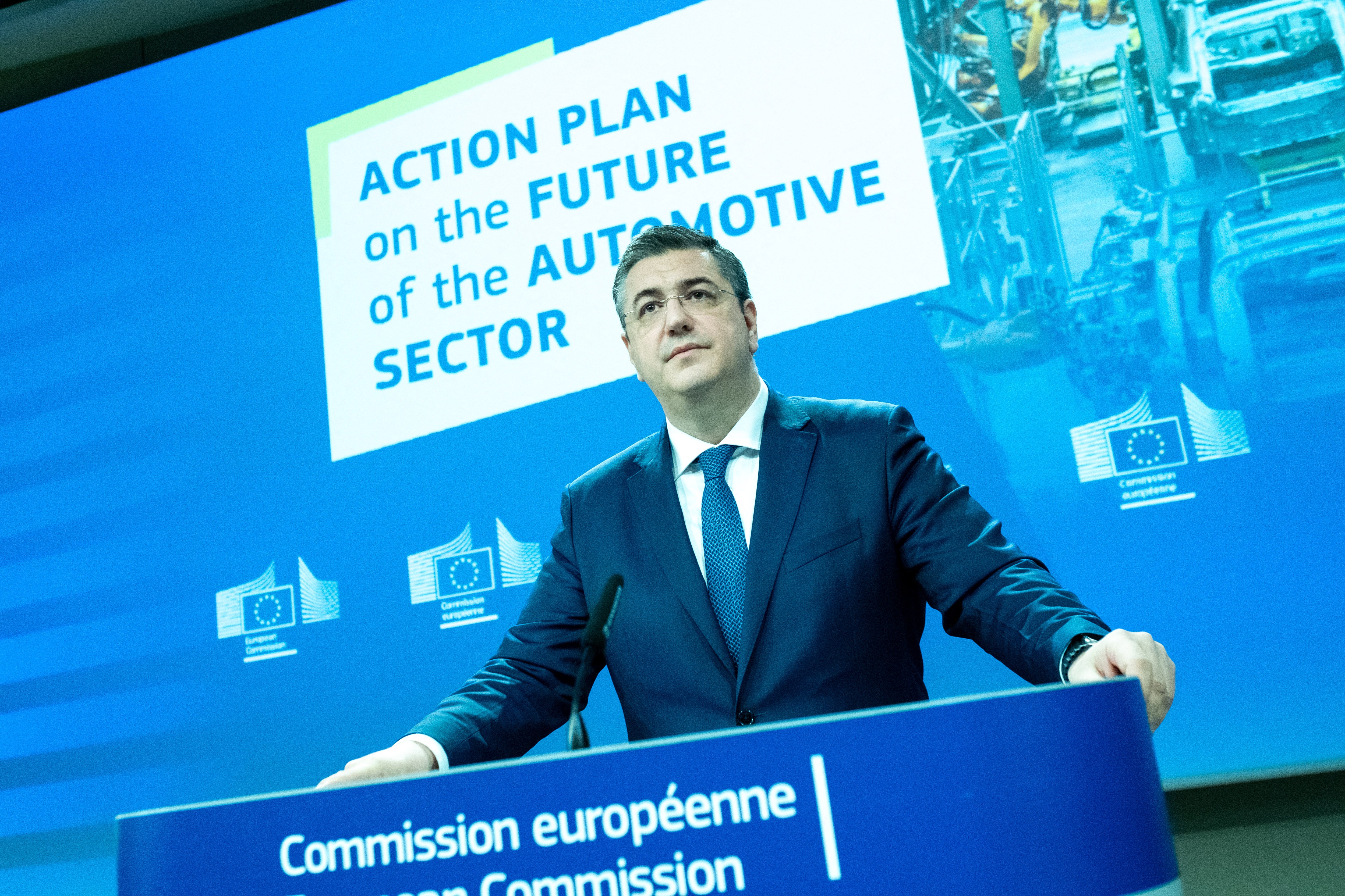 Apostolos Tzitzikostas, pictured here last year, reportedly gave his representations to Heidi Alexander when they met on 14 July