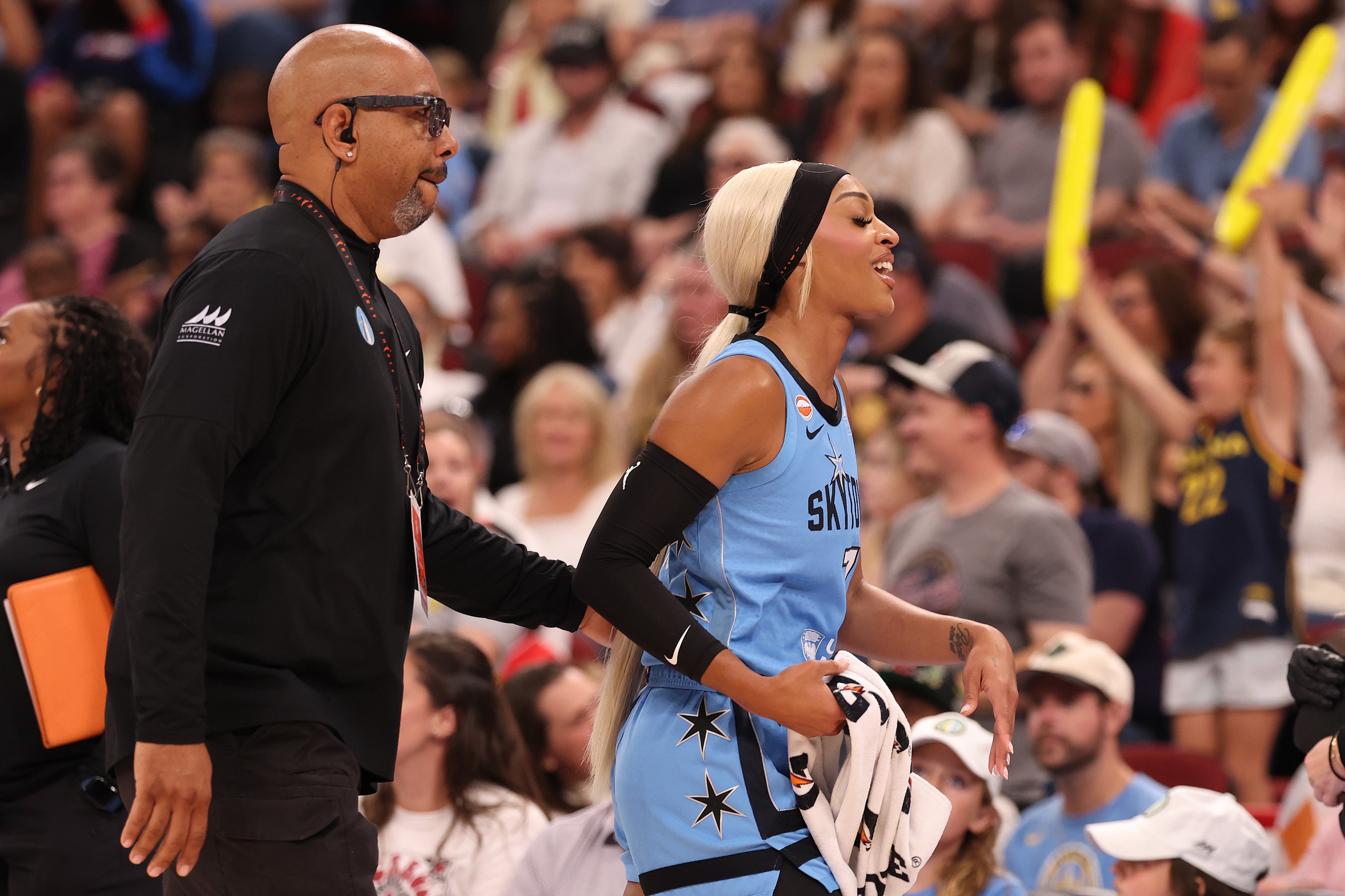 Carrington took to social media after being ejected from the game
