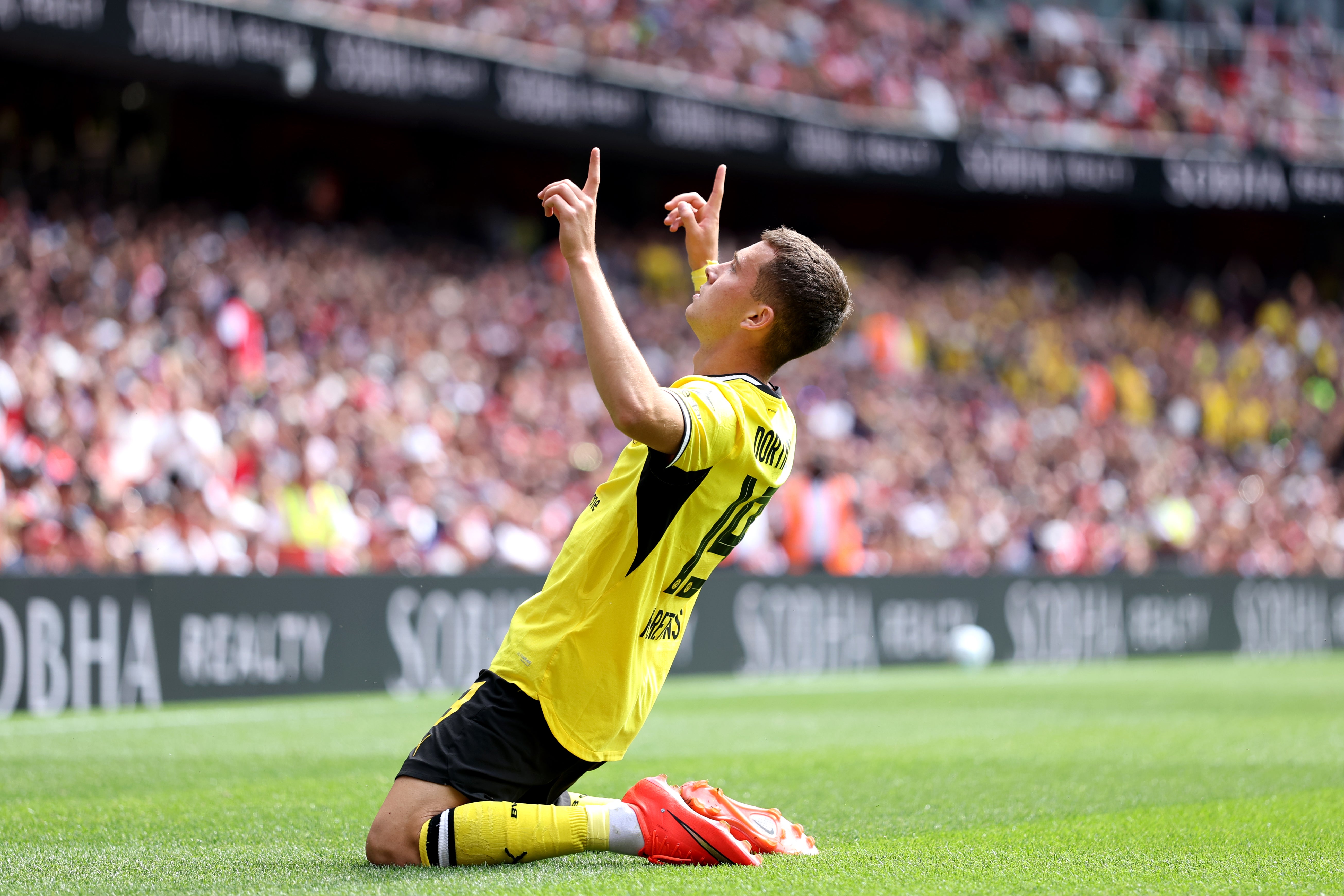 Karetsas scored a superb goal for Dortmund in the 3-2 win