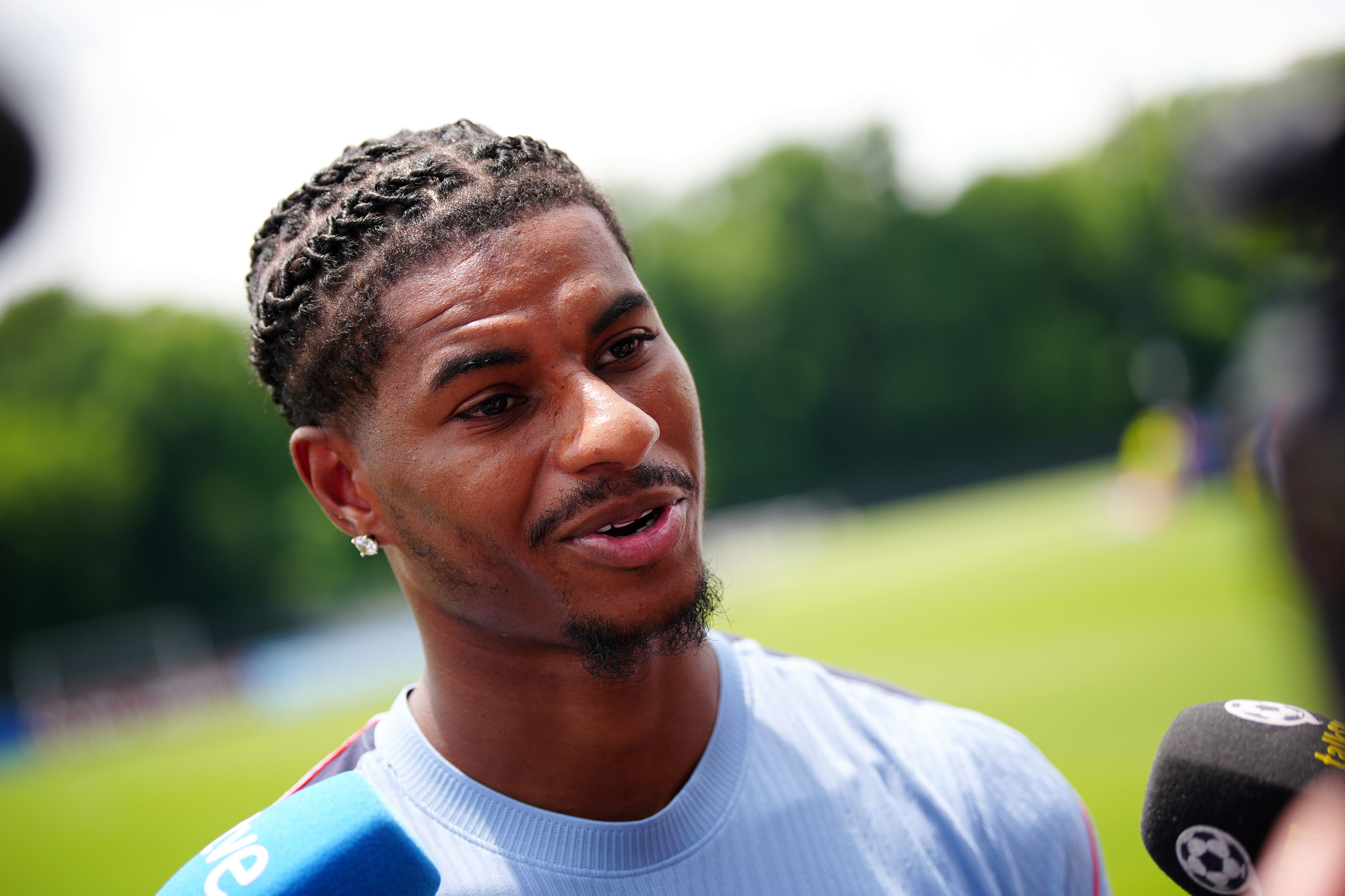 Marcus Rashford has joined up with Manchester United at their pre-season training camp in the Republic of Ireland (Bradley Collyer/PA)