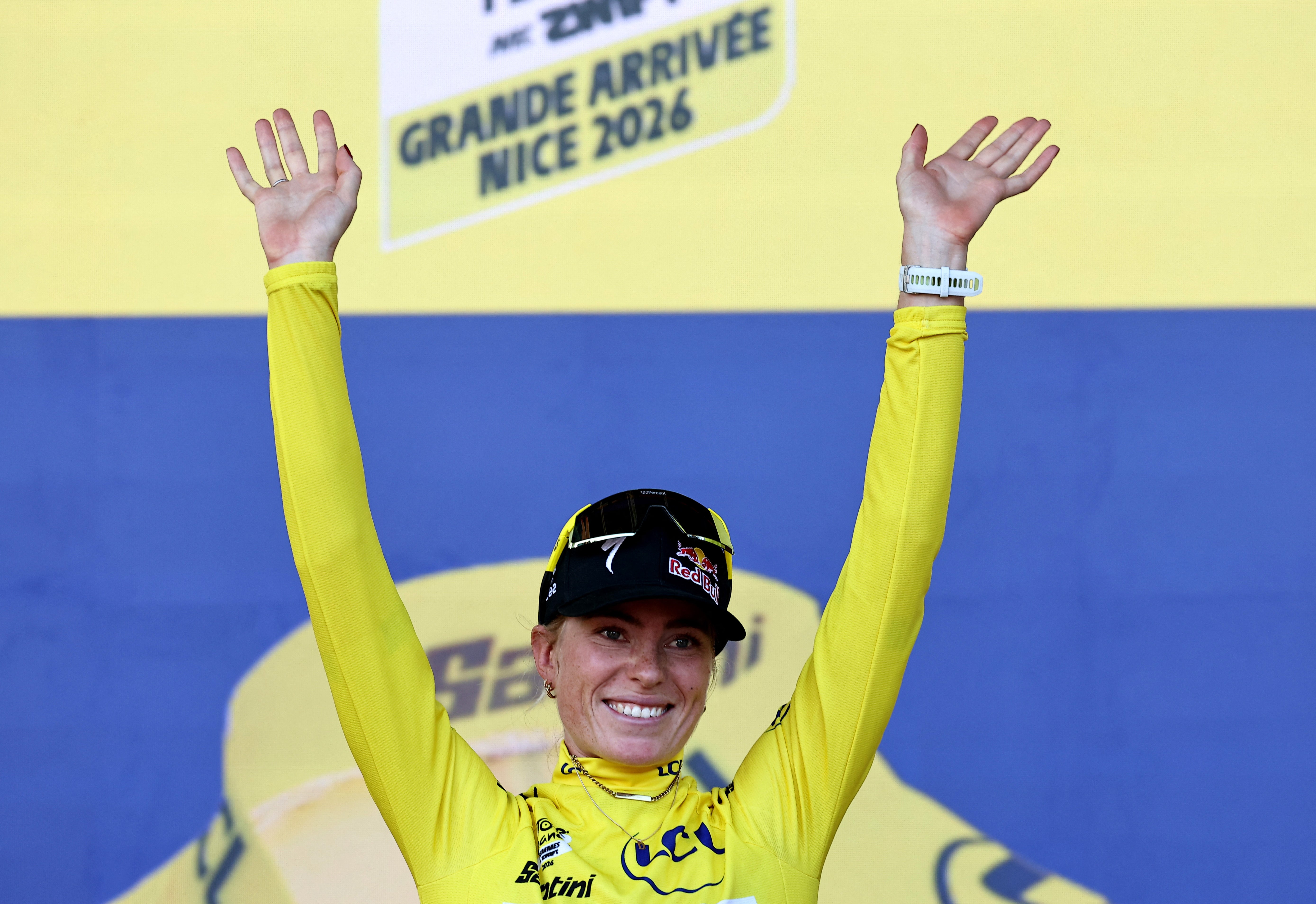 Vollering has won her second Tour de France Femmes title (Reuters)