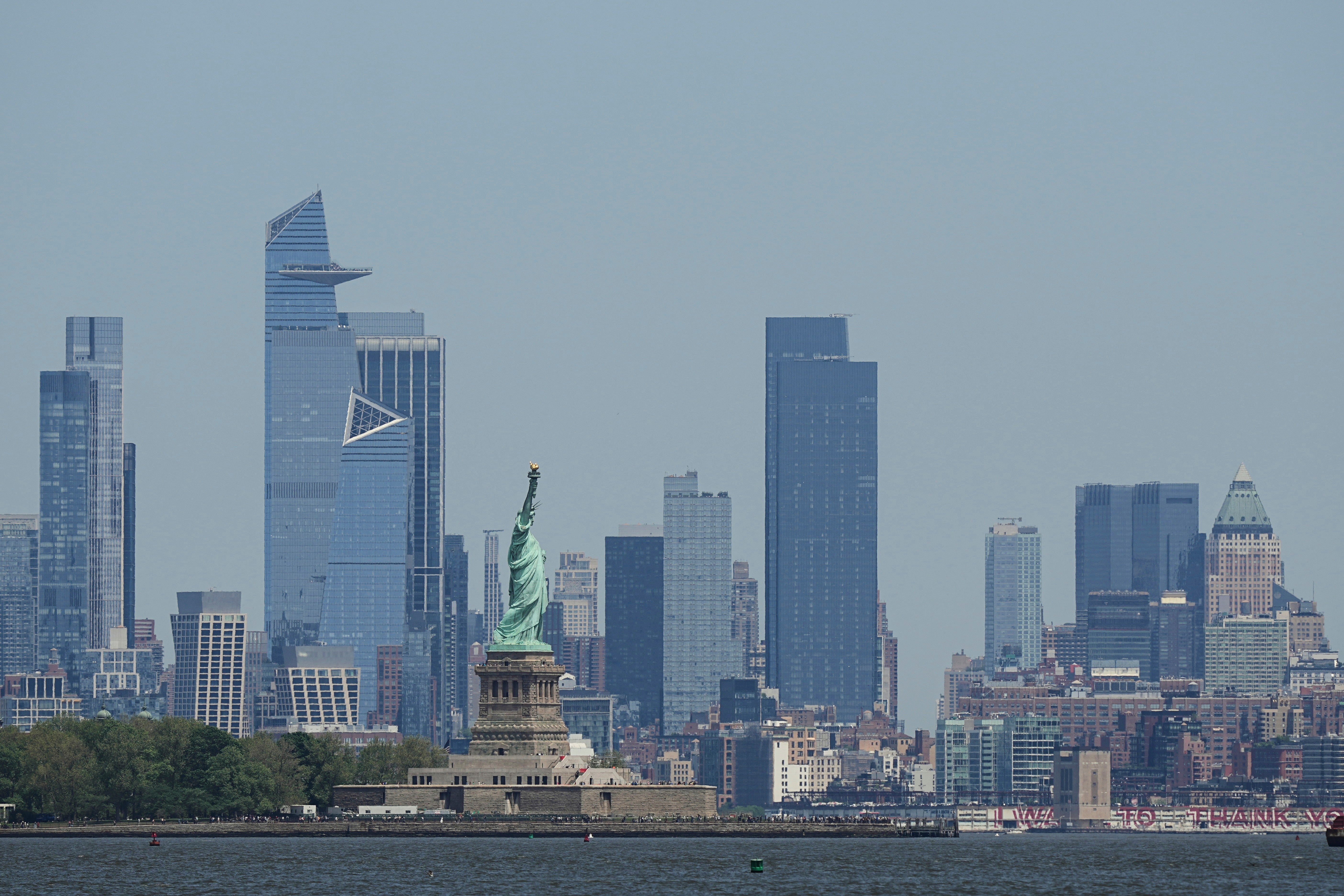 A boat carrying 14 people capsized in the New York Harbor on Saturday night, leaving a mother and her 5-month-old infant dead. The vessel operator has since been arrested and charged with reckless endangerment (Copyright 2025 The Associated Press. All rights reserved.)