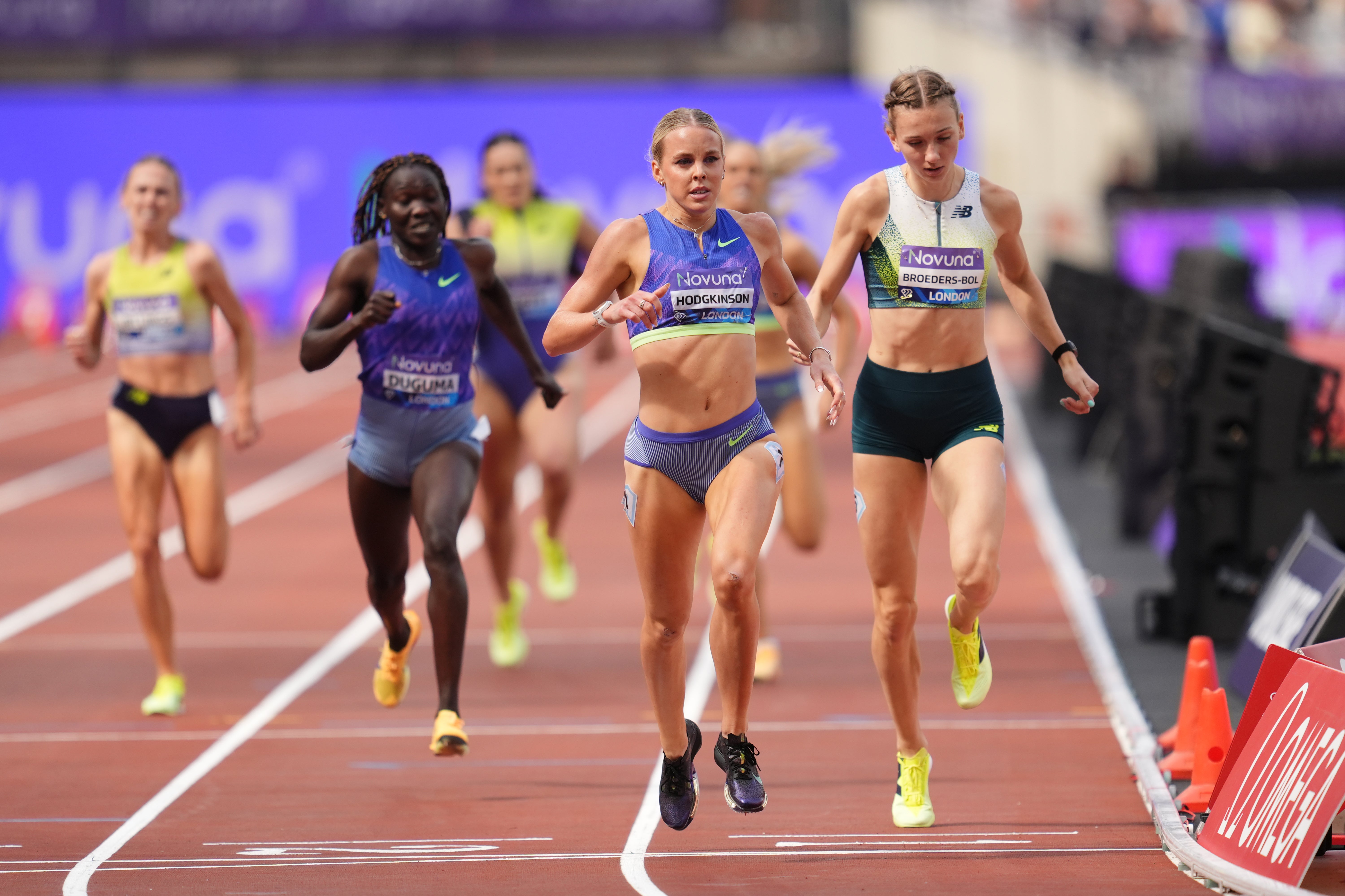 Hodgkinson expects the 800m to be the race of the European championships (Adam Davy/PA)
