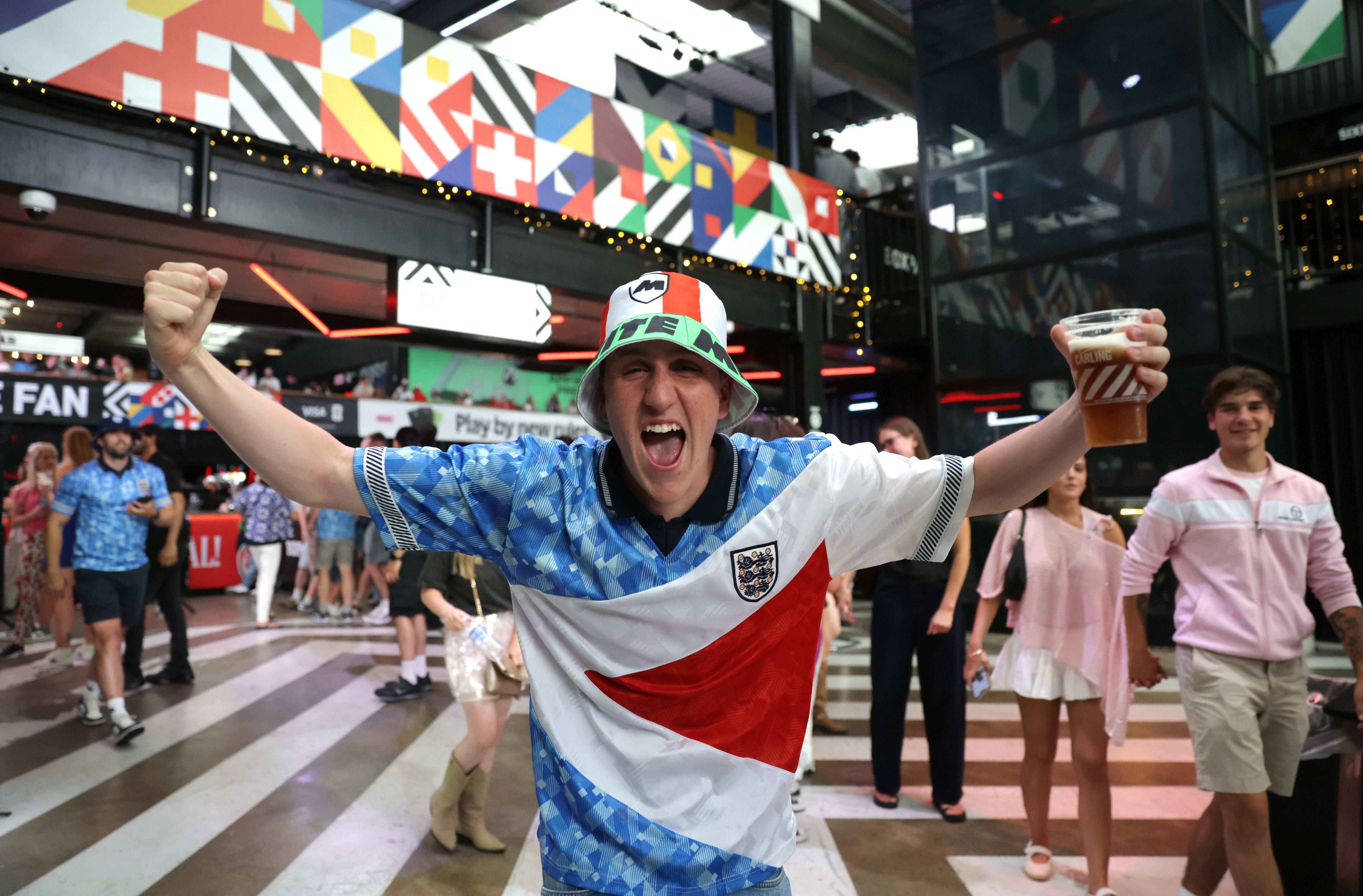 The World Cup also helped boost consumer spending (PA)