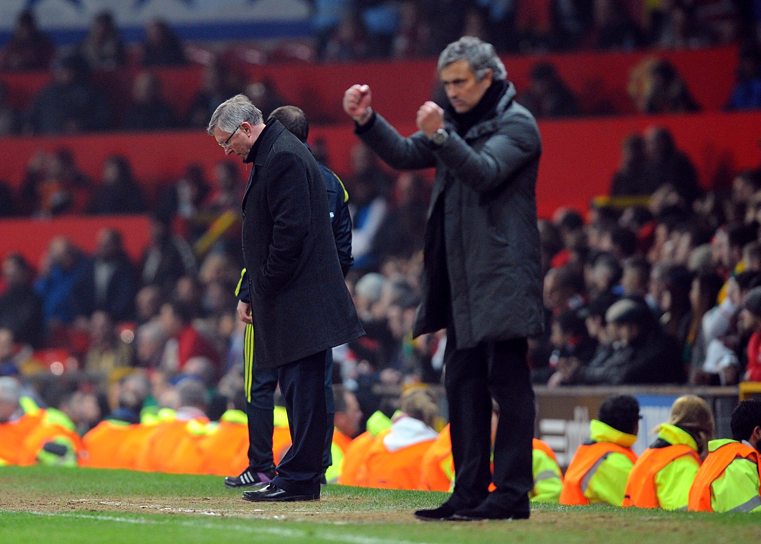 Jose Mourinho and Sir Alex Ferguson were long-time managerial rivals