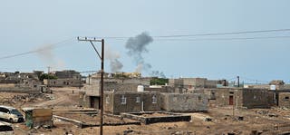 Houthis carry out missile and drone strikes on Yemen's Mocha port city
