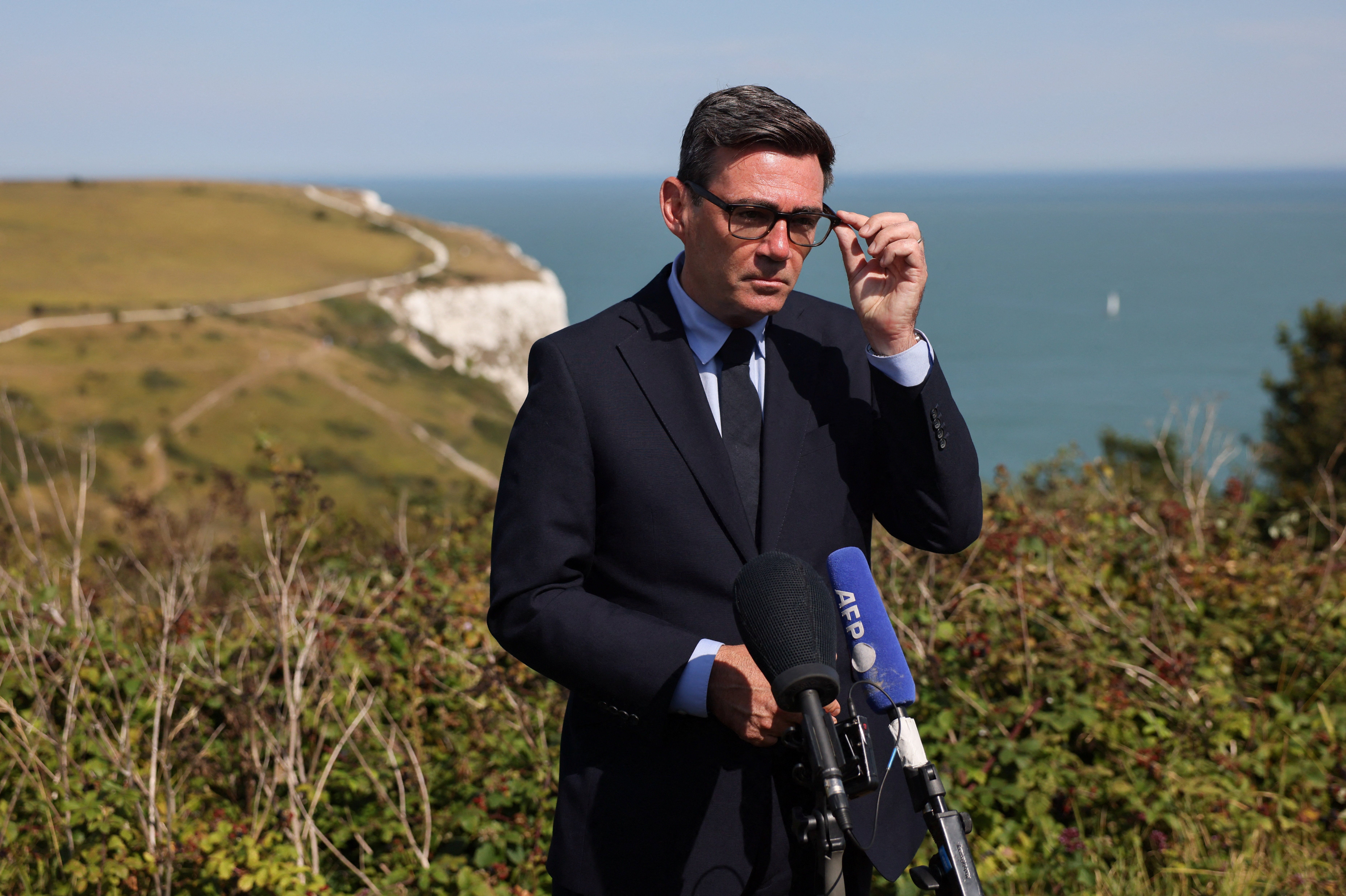 Mr Burnham pledged quick fixes to tackle the soaring cost of living (Jack Taylor/PA)