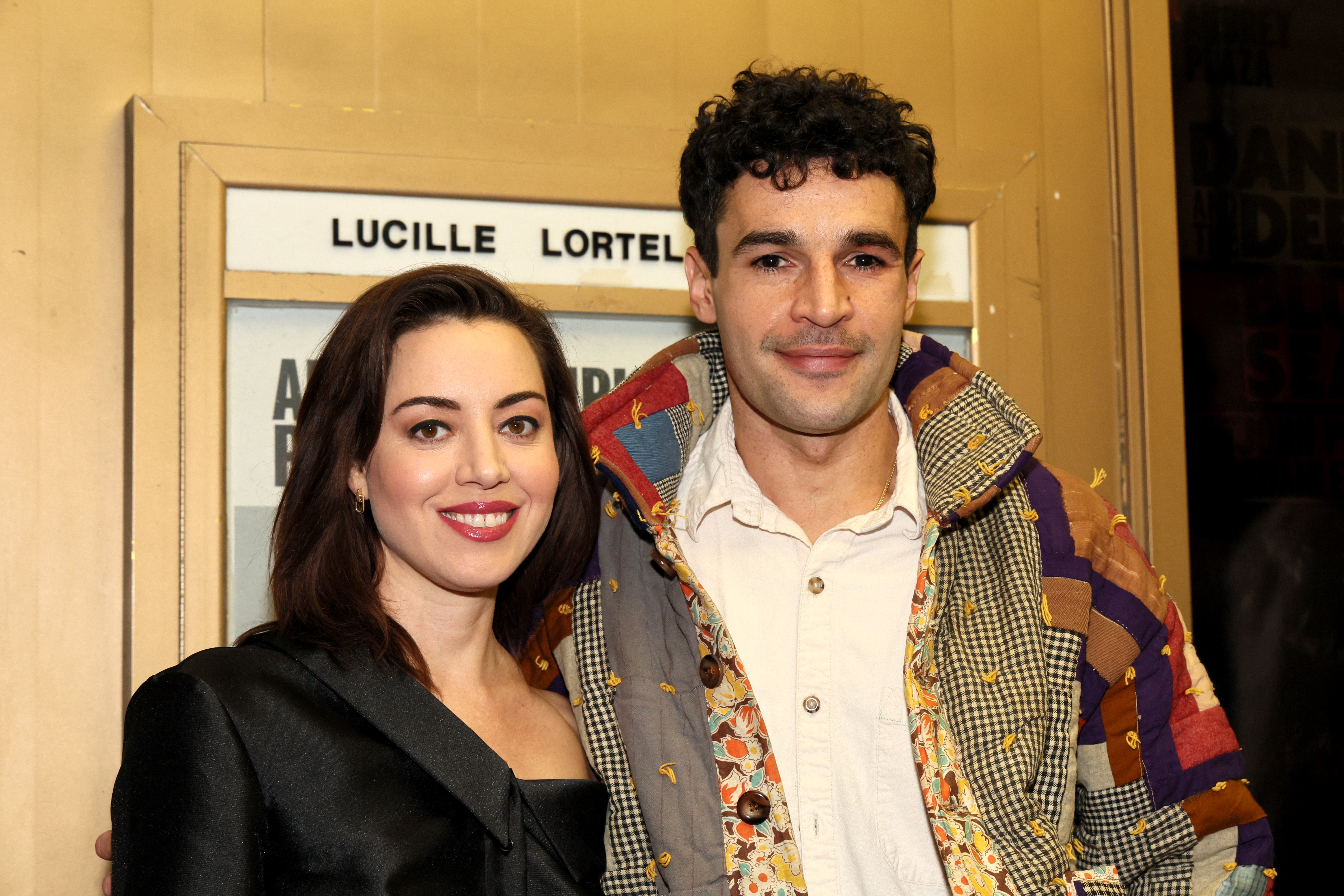 Aubrey Plaza and Christopher Abbott in 2023 (Getty)