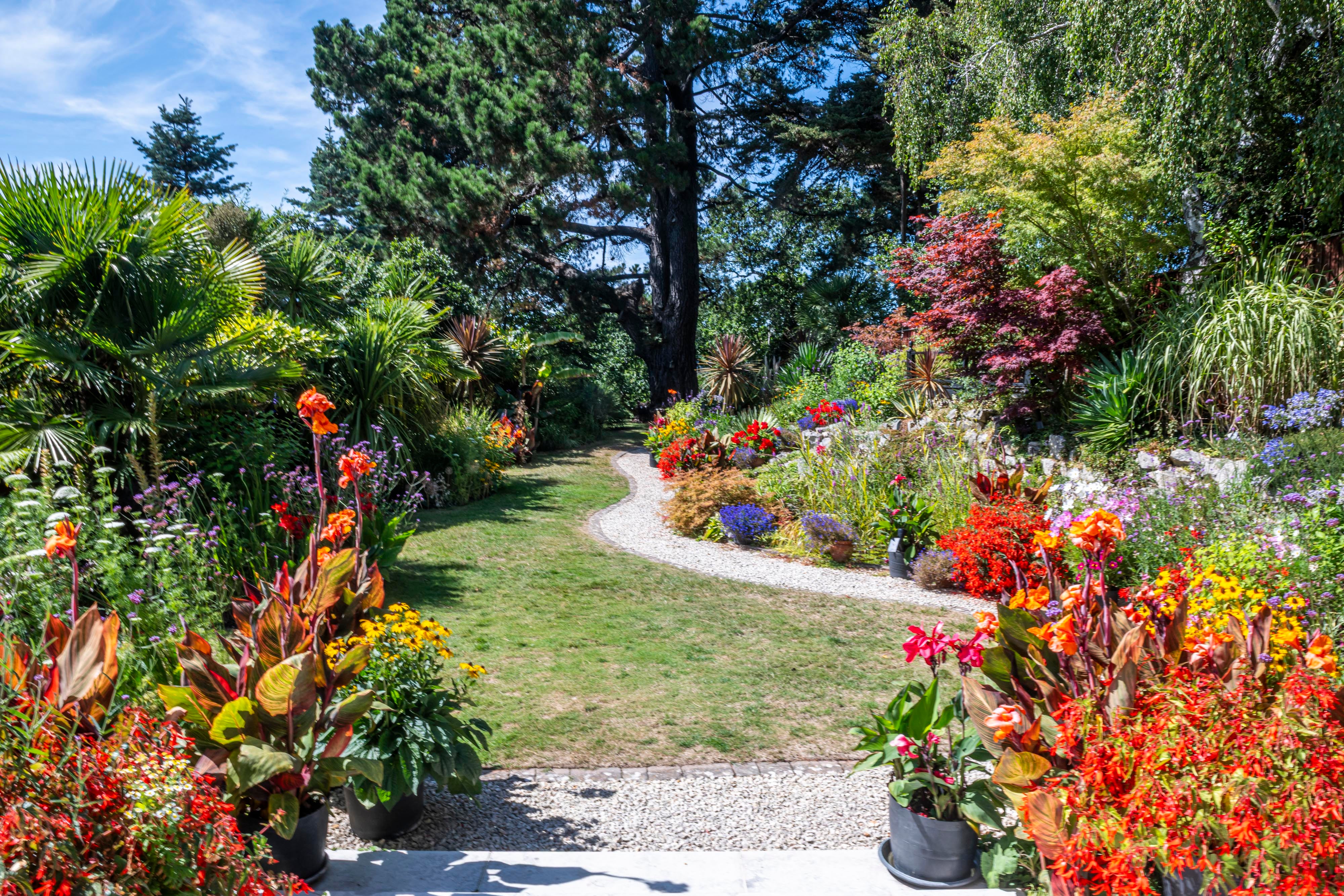 Pam Woodall and her husband Dave have won awards for their colourful garden