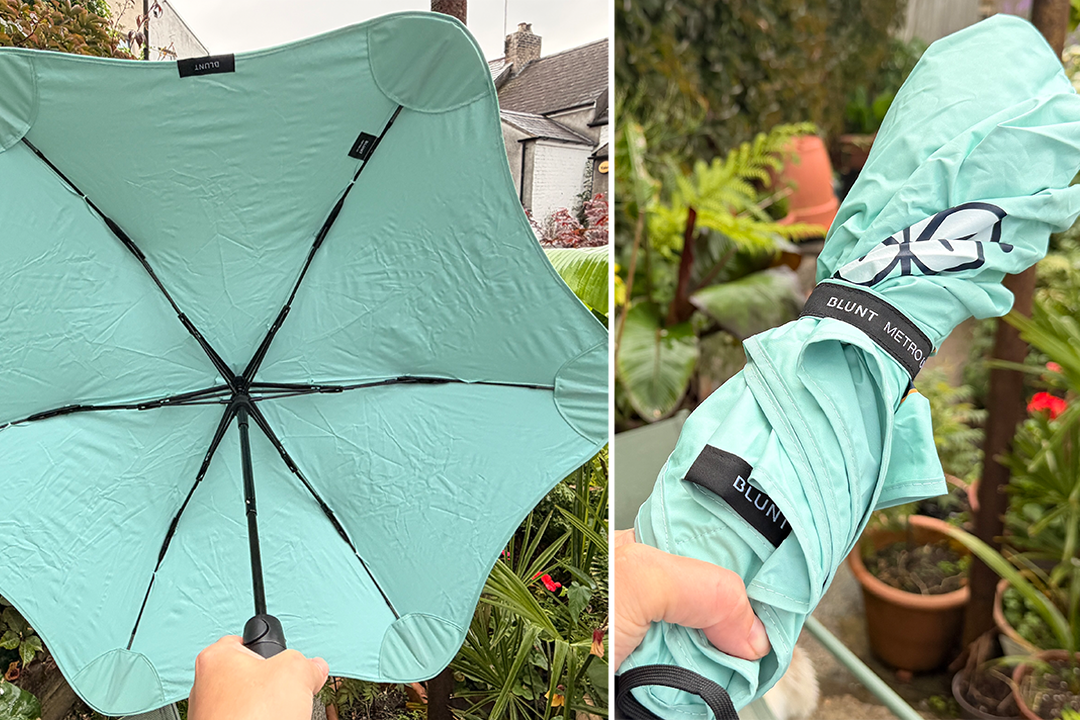 The rounded edges help with windy weather (Rachael Penn/The Independent)