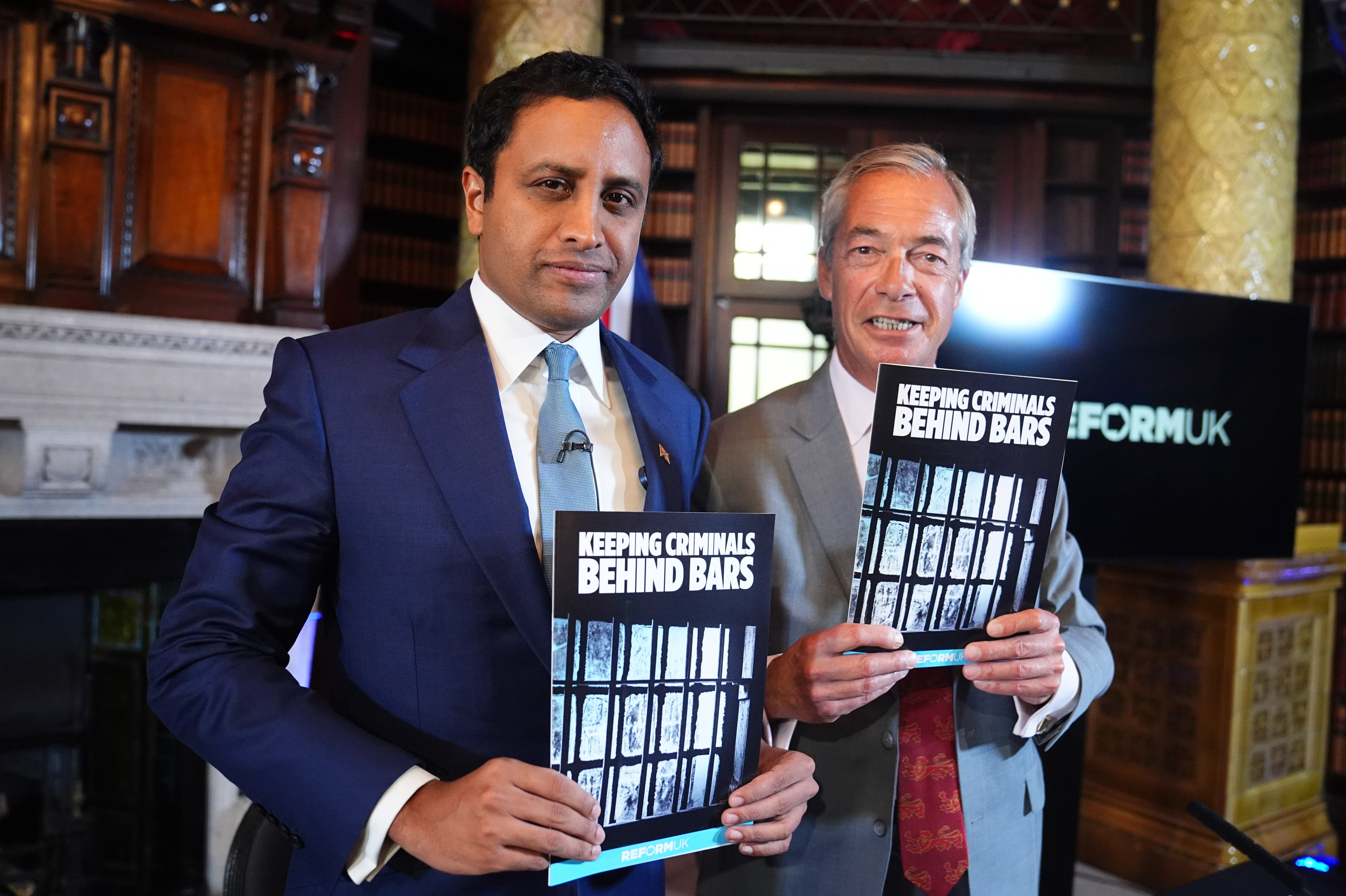 The party also pledged on Monday to create 12,000 new prison spaces through the construction of pop-up nightingale prisons
