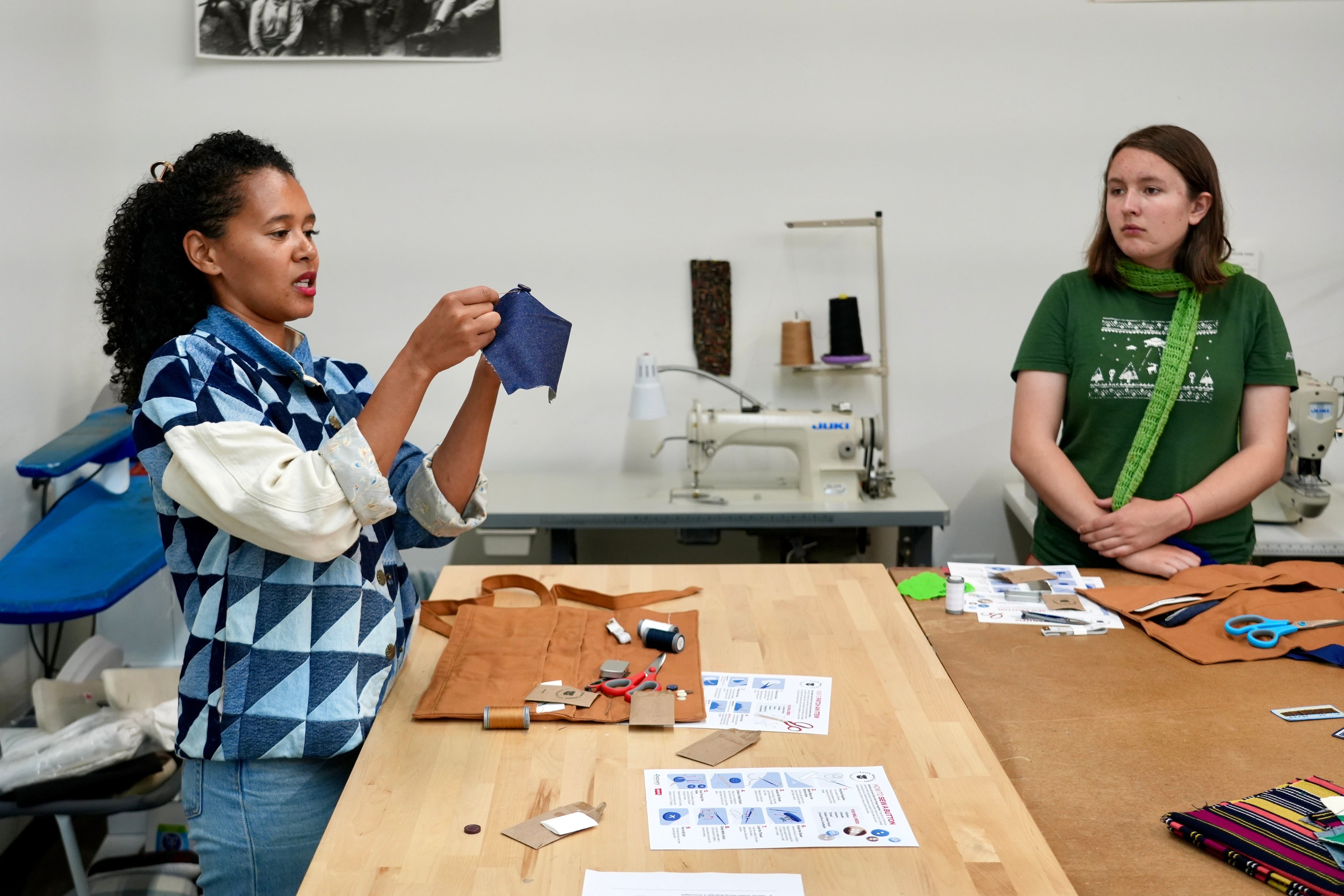 Whether driven by tighter budgets or an aversion to materialism, Gen Z has fueled faster growth in the preowned apparel market than in traditional U.S. retail sales (AP Photo/Terry Chea)
