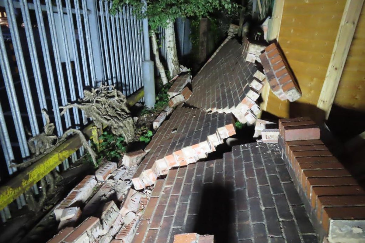 Network Rail fined £1.2m after railway station wall falls on elderly man Network Rail fined £1.2m after railway station wall falls on elderly man