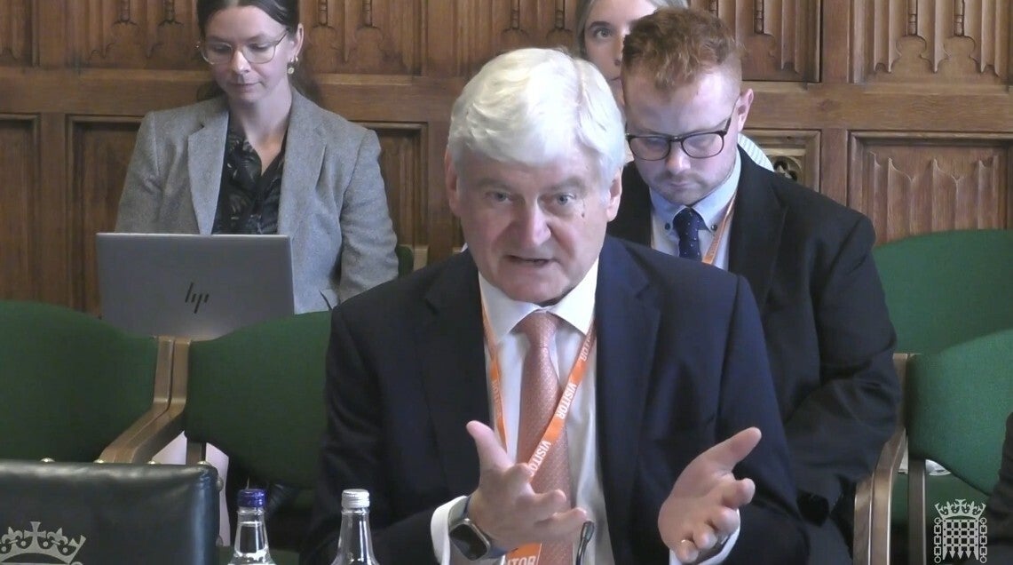 Thames Water chairman Sir Adrian Montague (House of Commons/UK Parliament/PA)