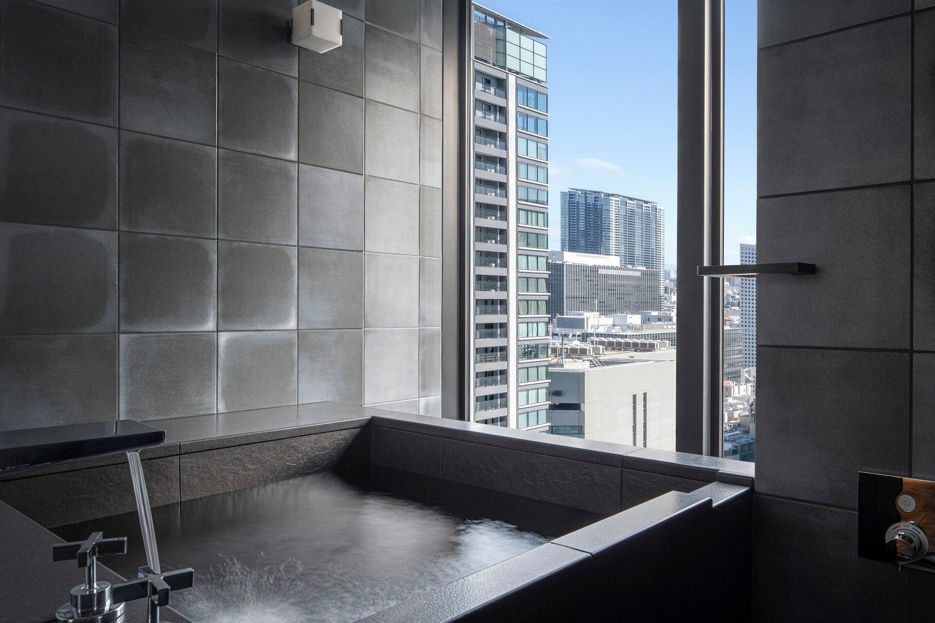 Guests can book private ofuros (Japanese soaking tubs)