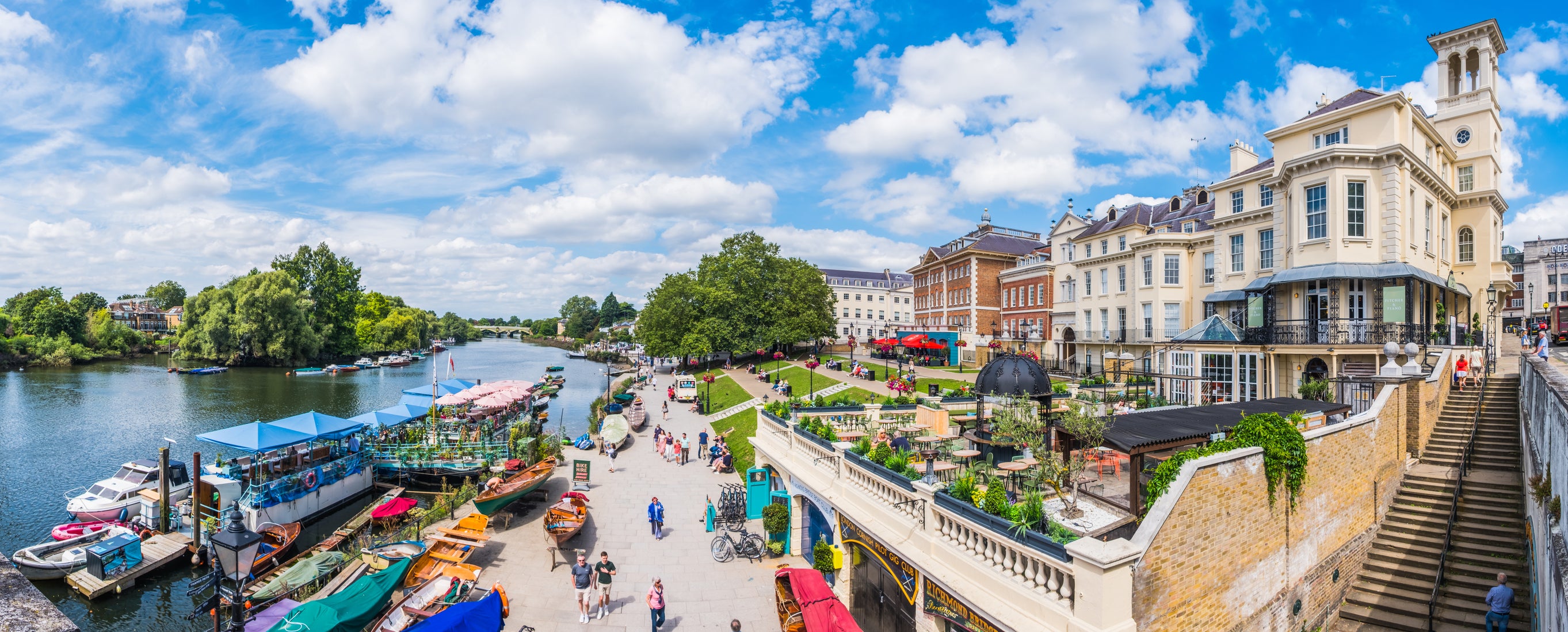 Richmond Riverside makes for a picturesque backdrop to many Ted Lasso scenes