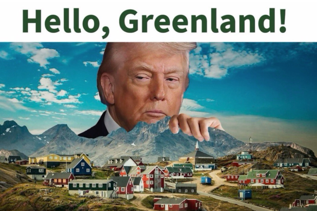 President Trump has repeatedly pressured Greenland into becoming part of the United States, despite a lack of enthusiasm from the semi-autonomous Danish territory (Donald J Trump/Truth Social)