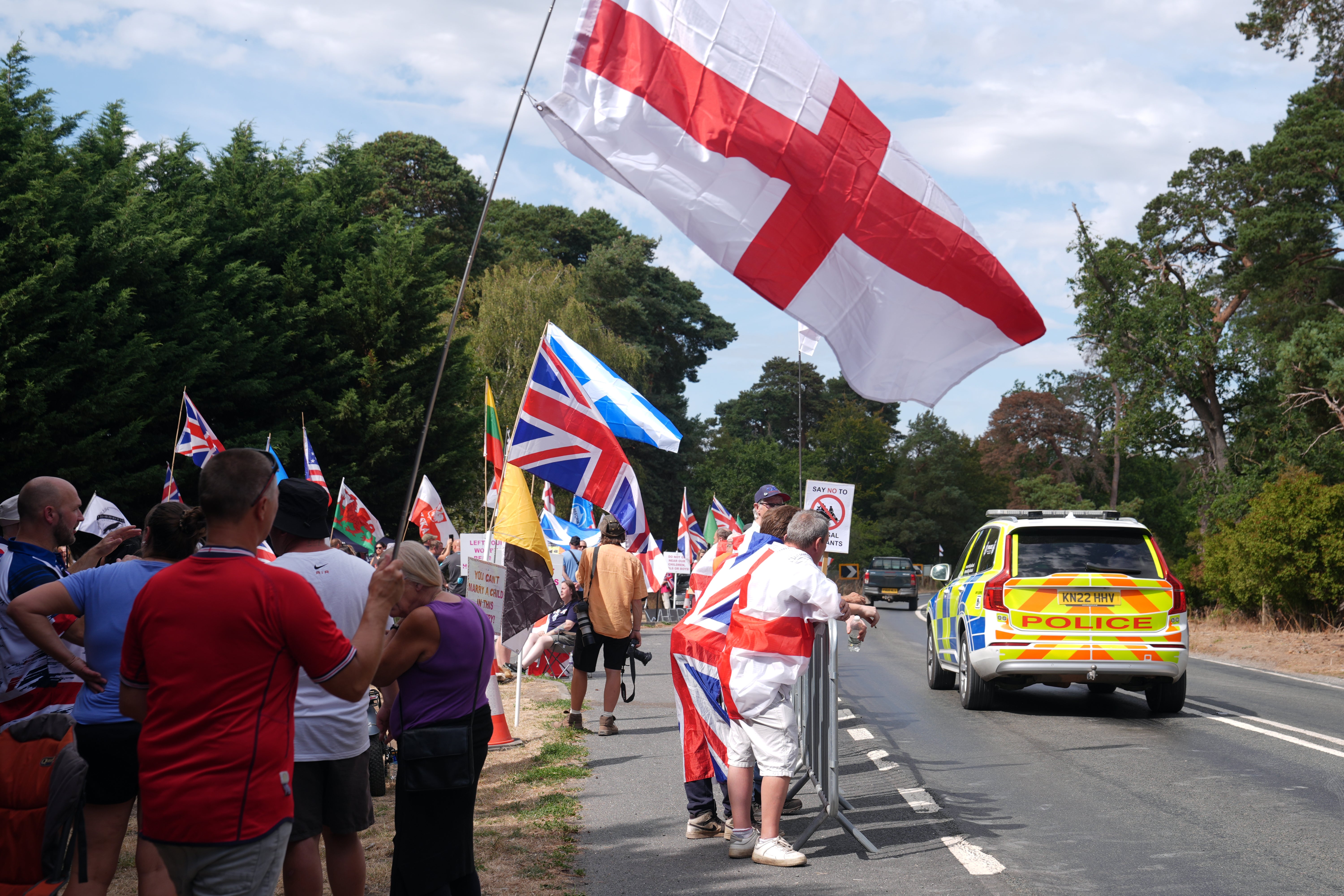 Teenage boy arrested over alleged emergency worker assault during Thetford protests