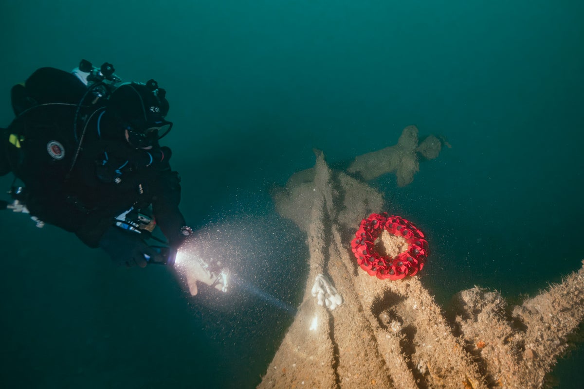 Navy warship that sank during fatal training exercise uncovered after 118 years Navy warship that sank during fatal training exercise uncovered after 118 years