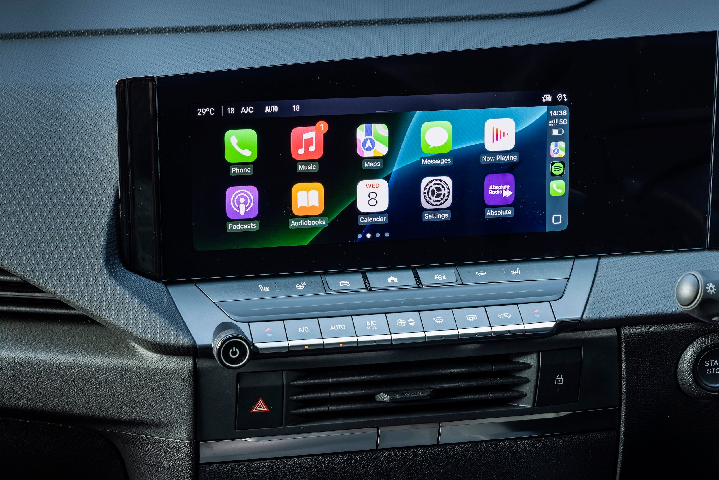 A helpful row of buttons and volume knob make the Astra less reliant on a touchscreen than some rivals
