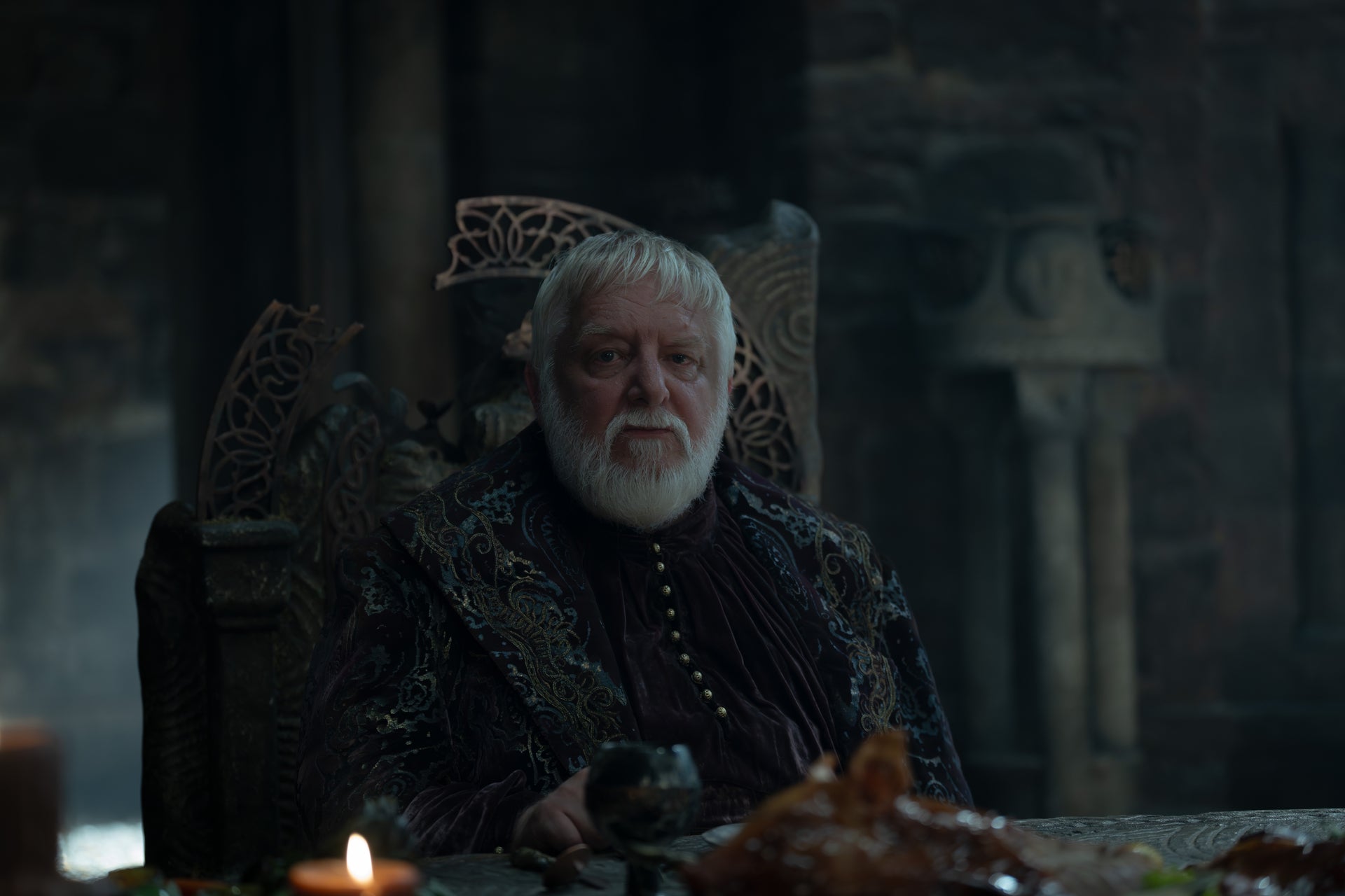 Simon Russell Beale as Ser Simon Strong in 'House of the Dragon'