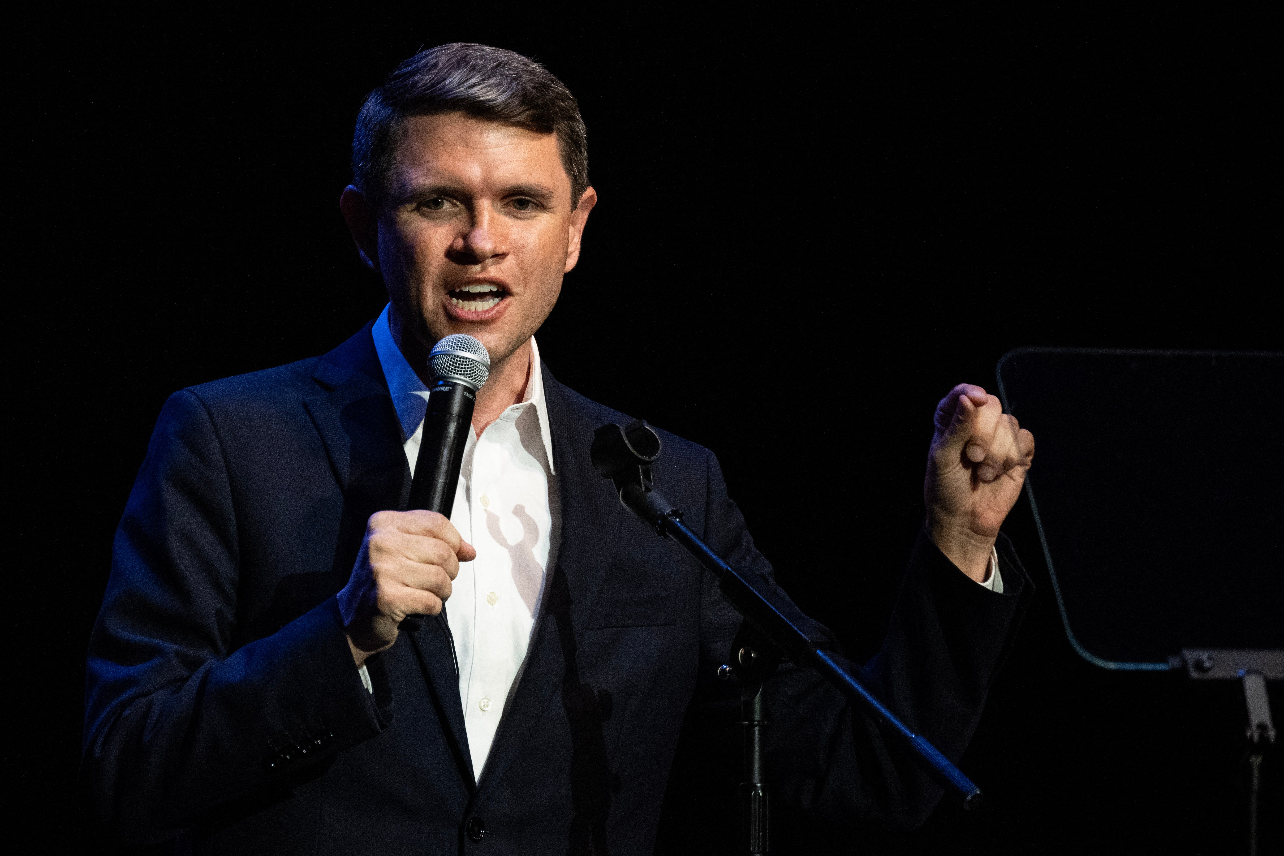James Talarico, the progressive Democrat running against Paxton, has a narrow lead over the Texas attorney general in public polling (AFP/Getty)