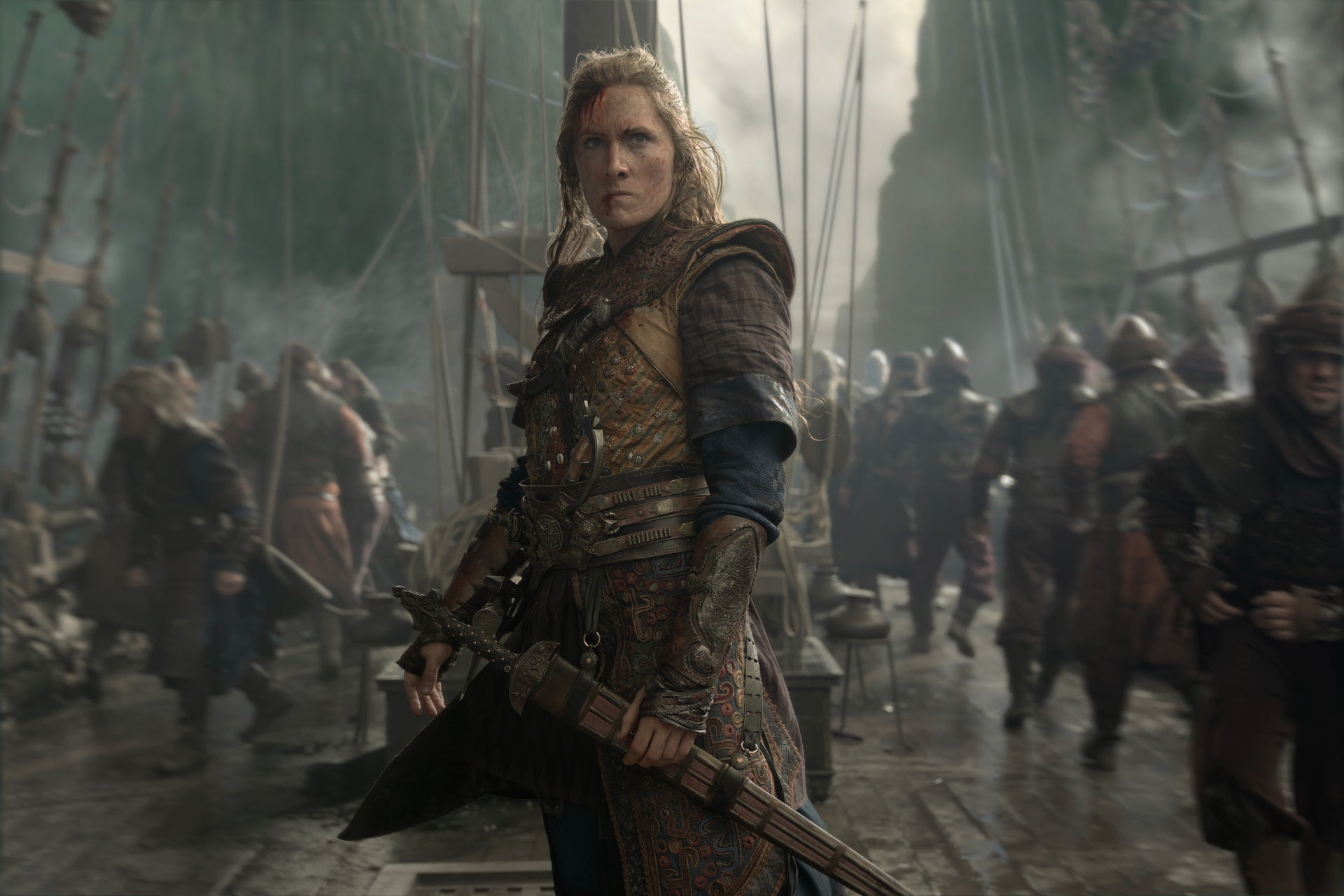 Abigail Thorn as Admiral Sharako Lohar in 'House of the Dragon'