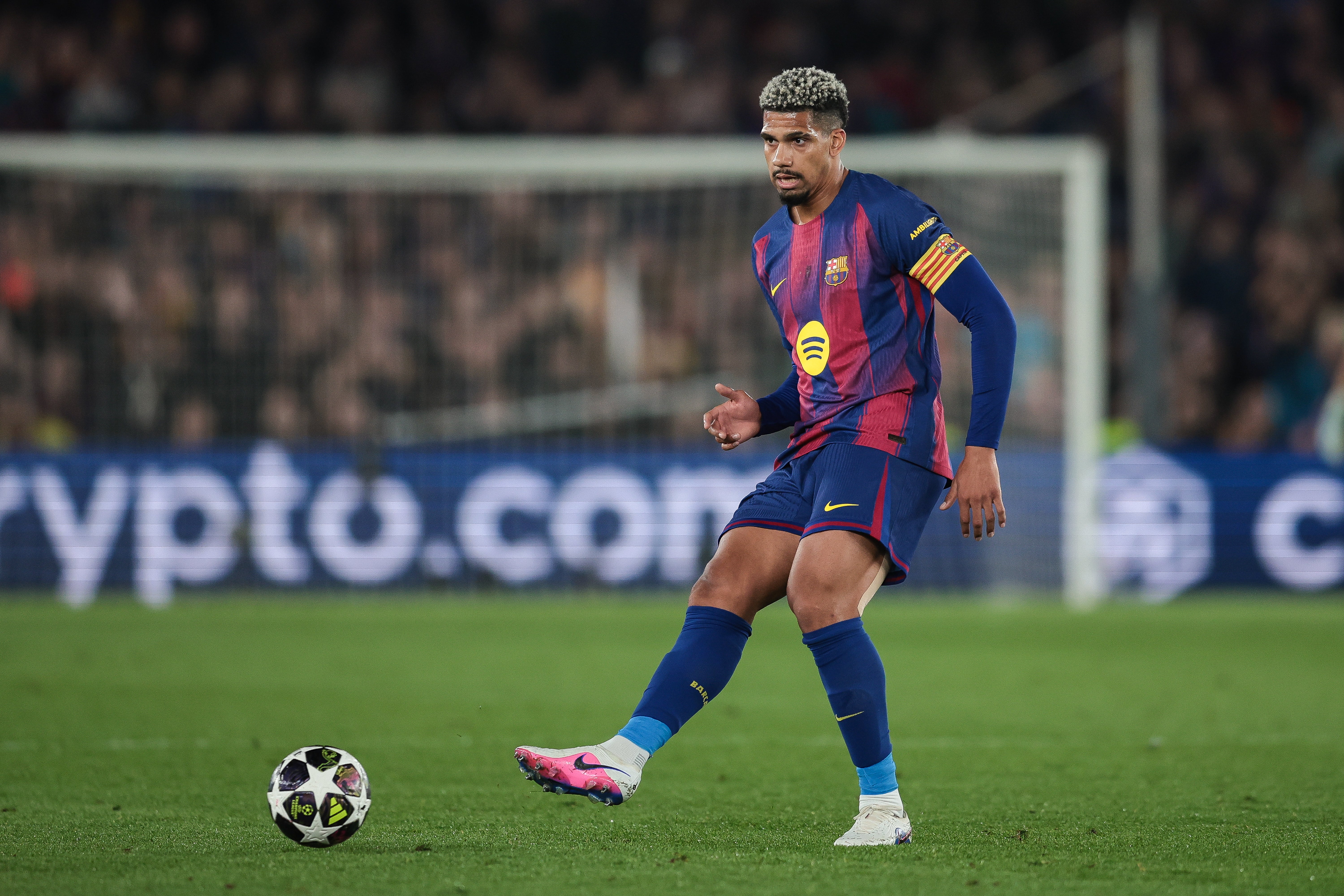 Ronald Araujo has joined Liverpool on a season-long loan