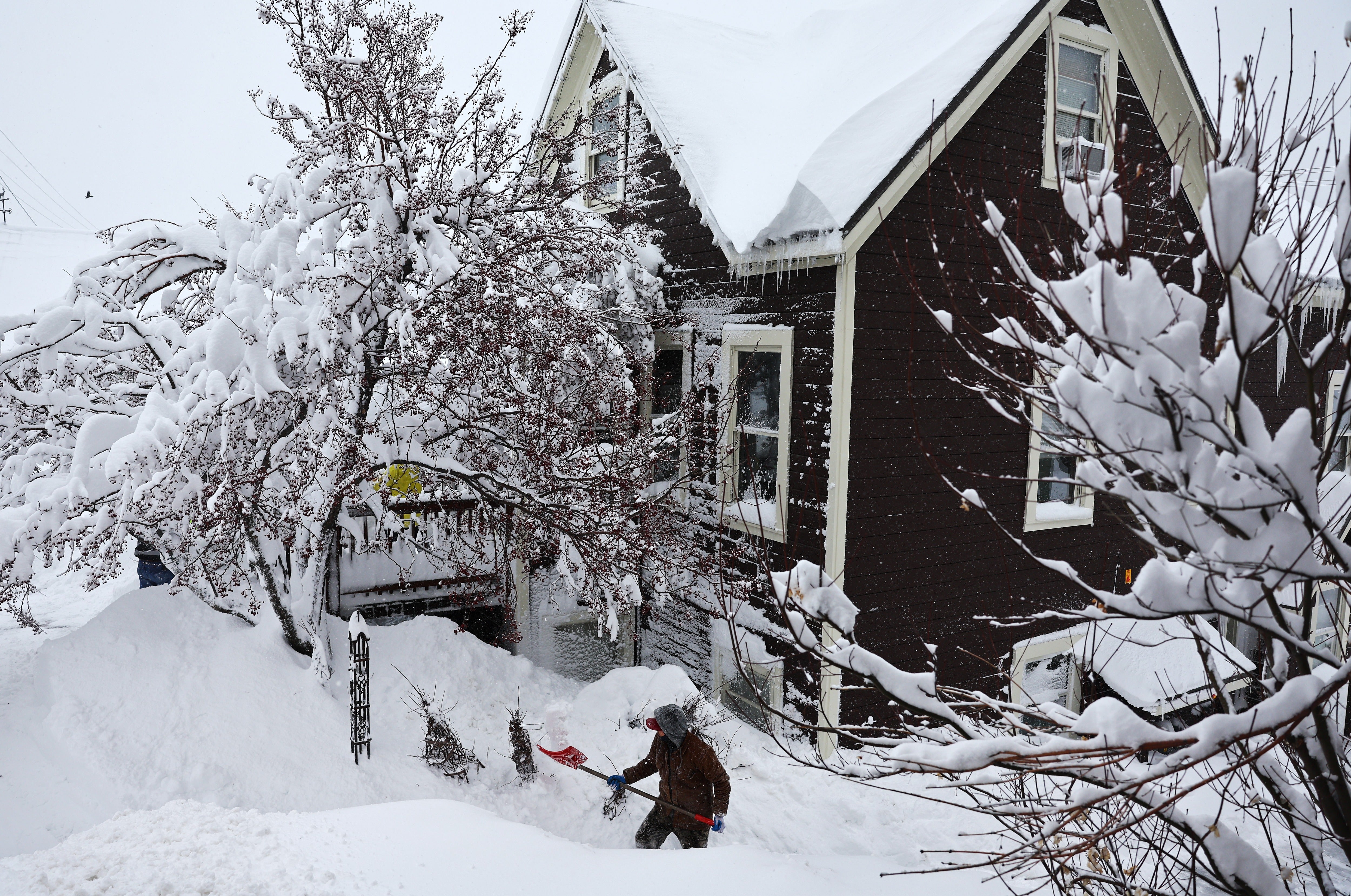 Winter weather in the North could be unpredictable, with possible sudden snow squalls, strong winds and surges of cold air predicted in the northern Plains, Upper Midwest and Great Lakes (Getty Images)