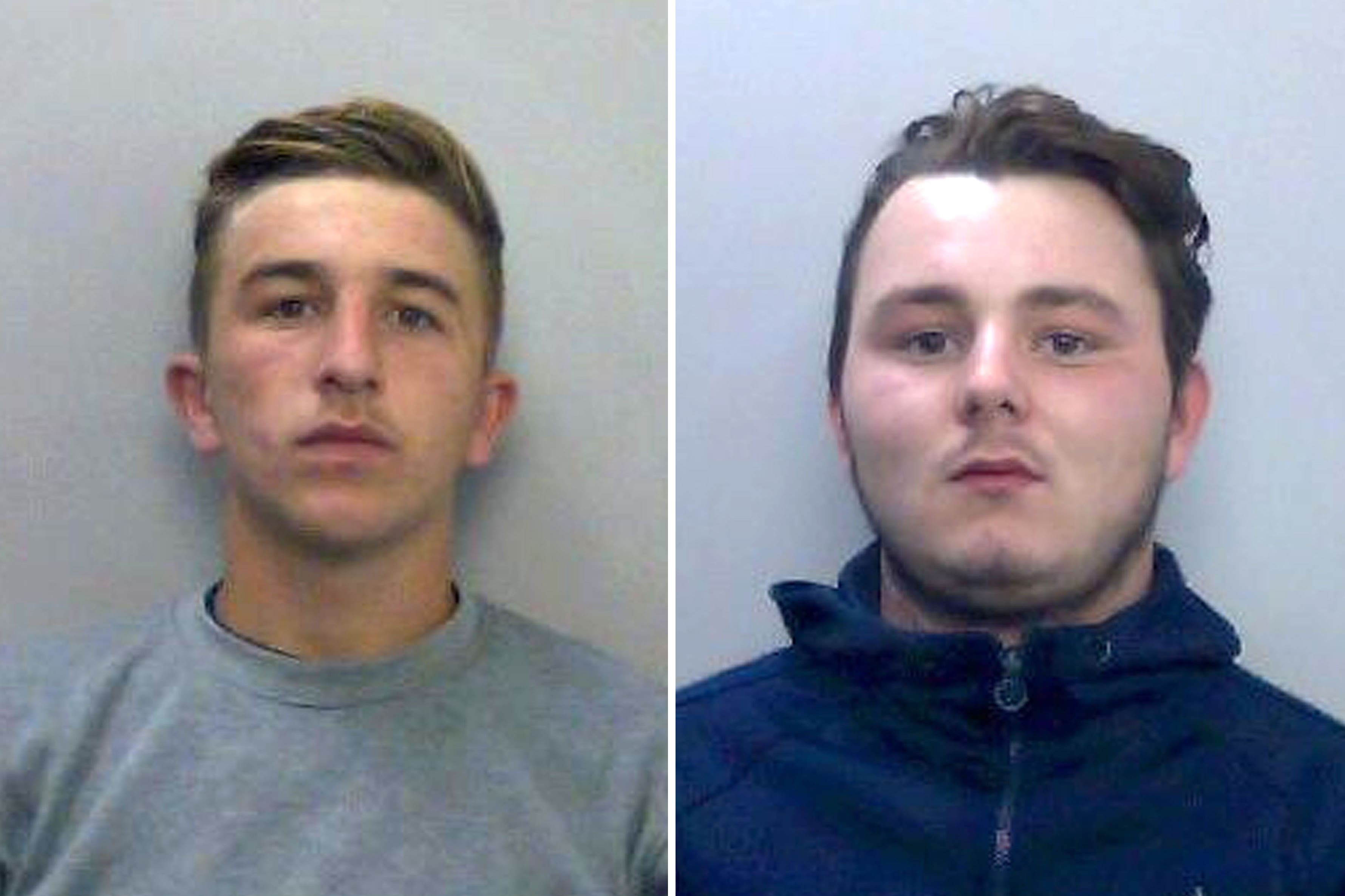 Jessie Cole (left) and Albert Bowers, two of PC Andrew Harper’s killers