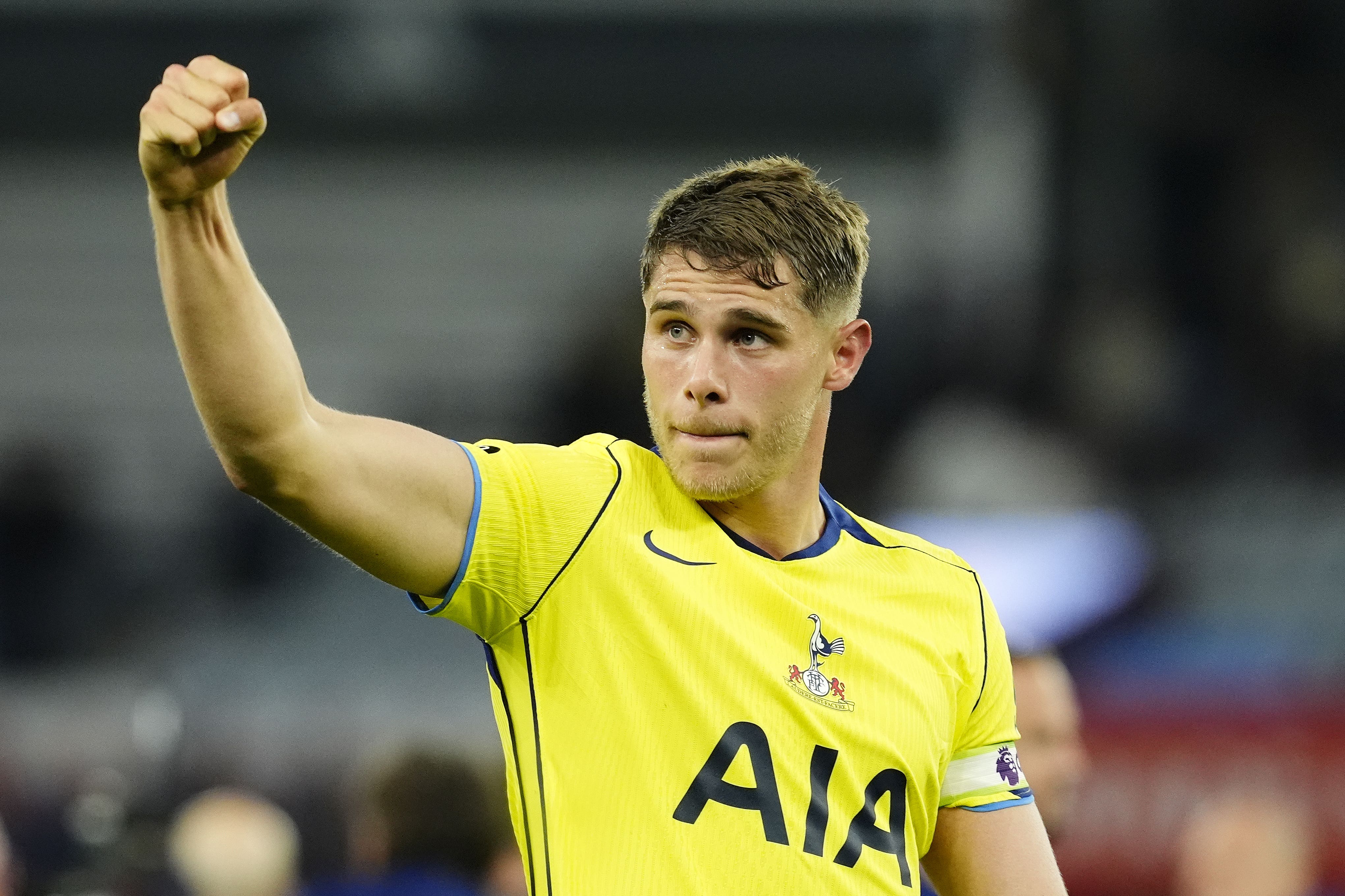 Micky van de Ven is the new Tottenham captain (Nick Potts/PA)