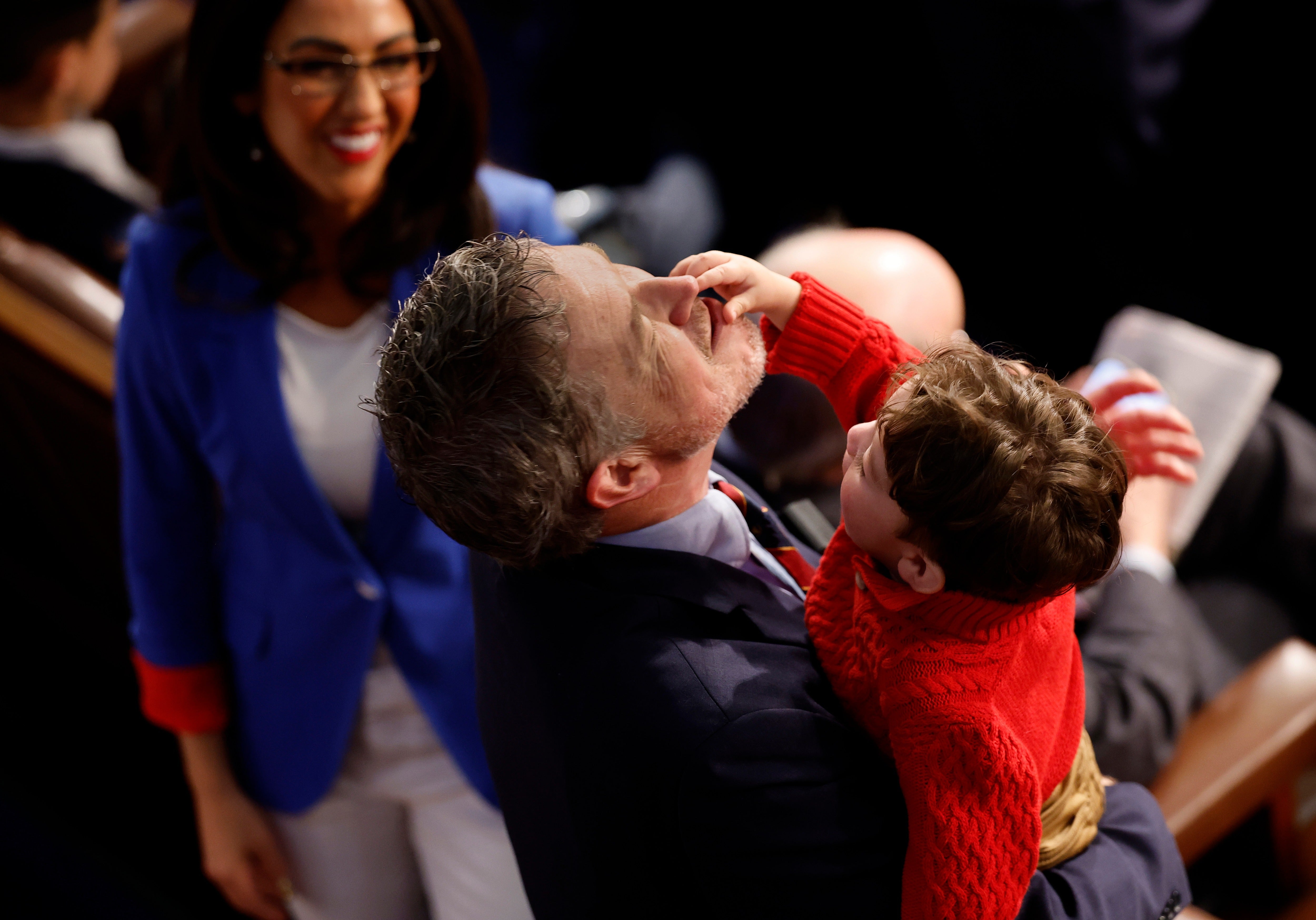 The Congresswoman’s 21-year-old son has been accused of child abuse in the past, relating to his young son