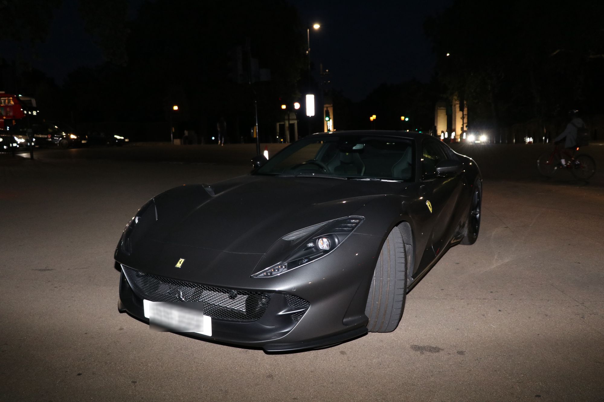 A seized Ferrari 812