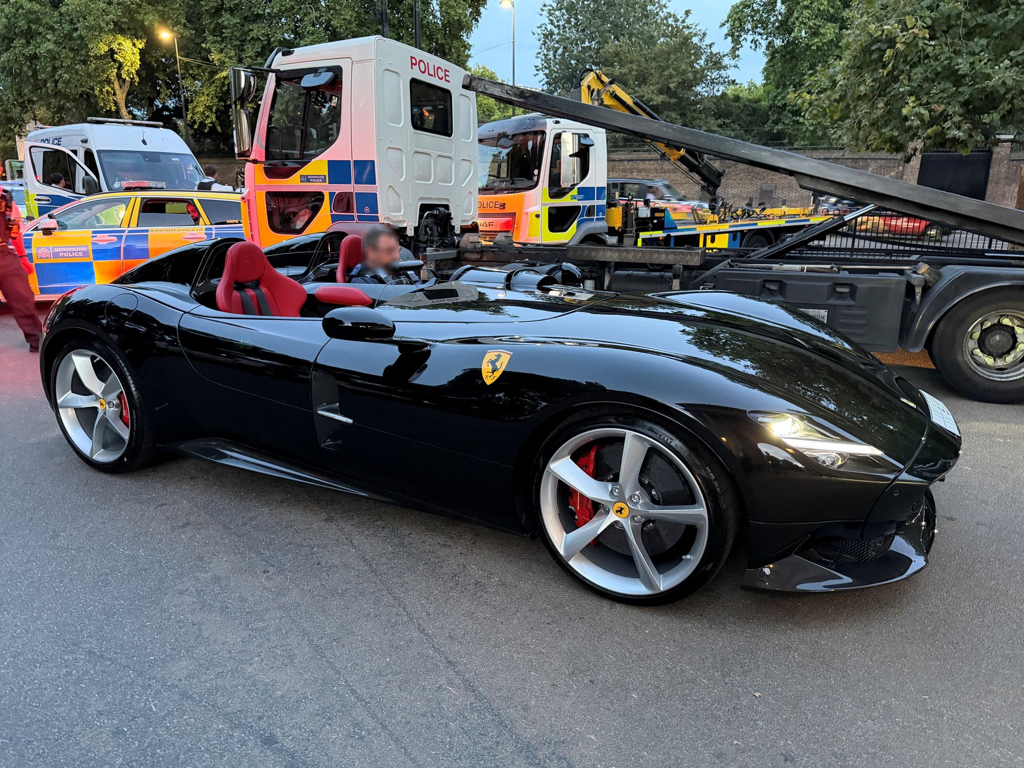 Seized Ferrari Monza