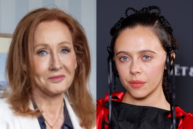 JK Rowling y la estrella de 'Harry Potter', Bel Powley