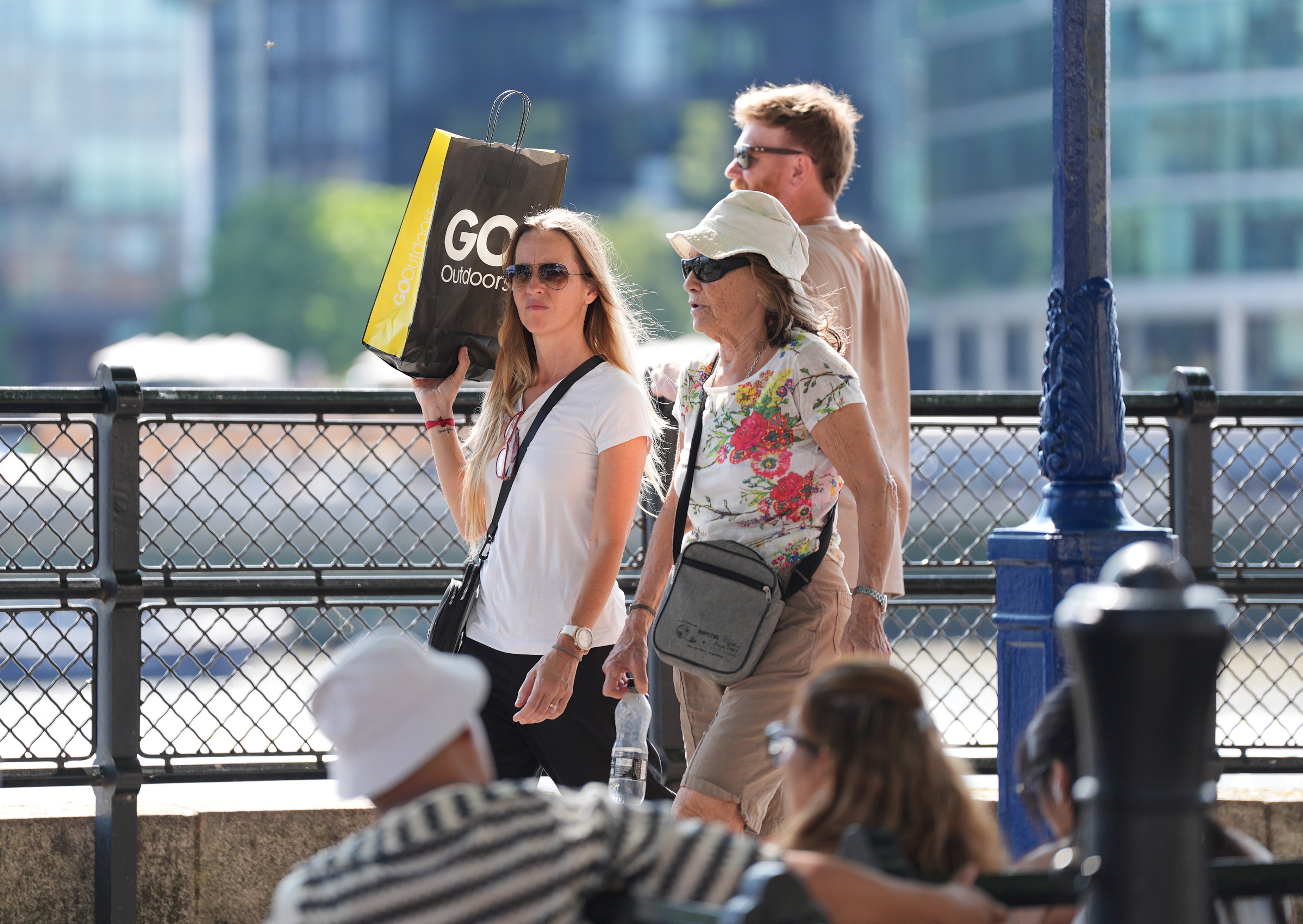 Warm temperatures drove sales for clothing (Yui Mok/PA)
