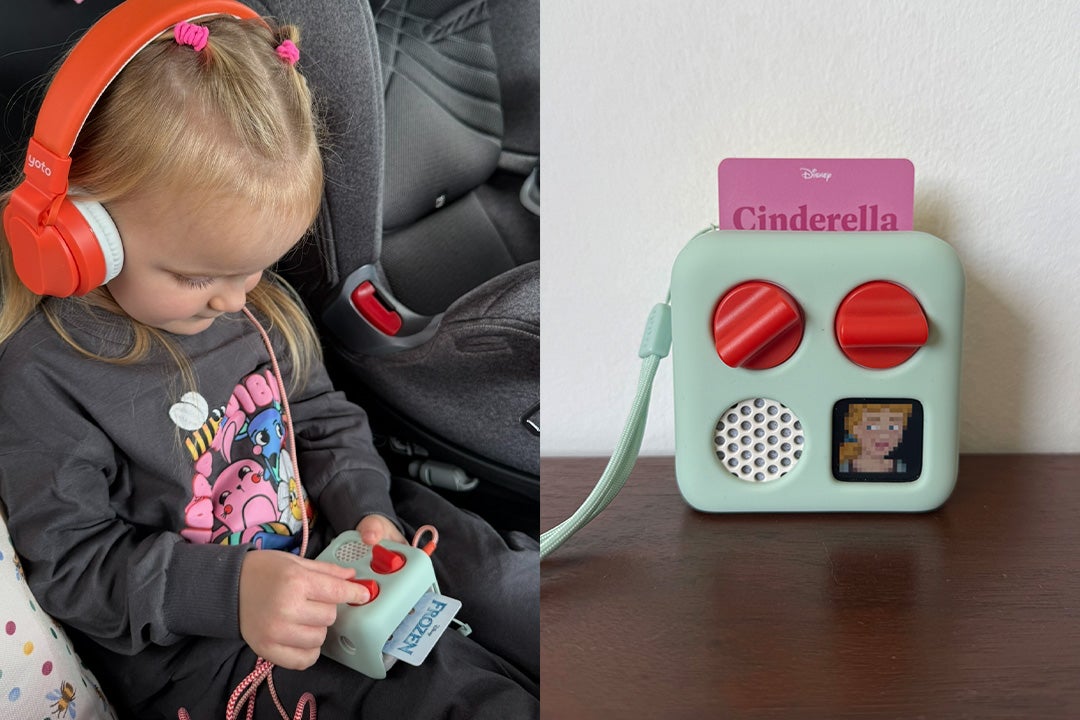 The battery life easily lasts through long car rides (Sarah Jones/The Independent)
