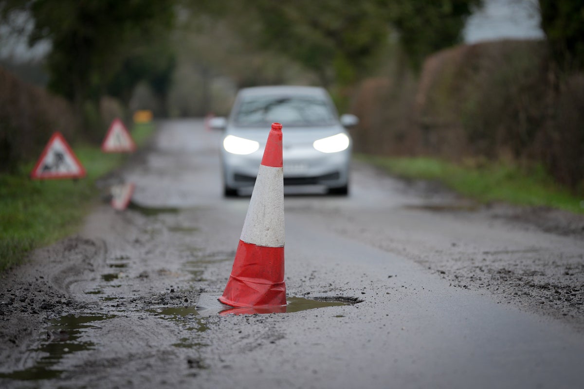 Heatwaves cause havoc on UK roads and trigger 40,000 pothole-related breakdown calls in a month, AA boss reveals