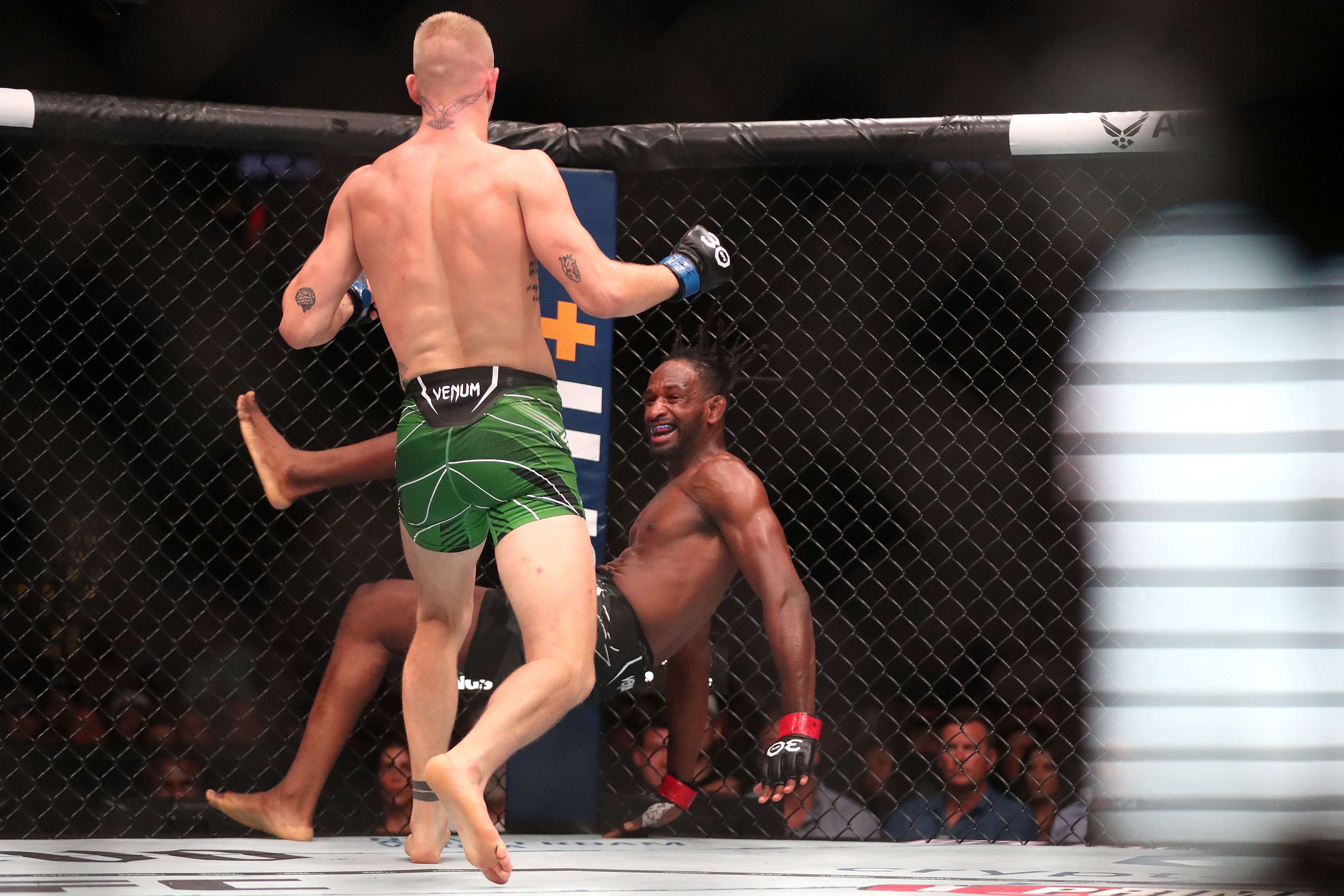 Machado Garry during his one-sided points win over Neil Magny