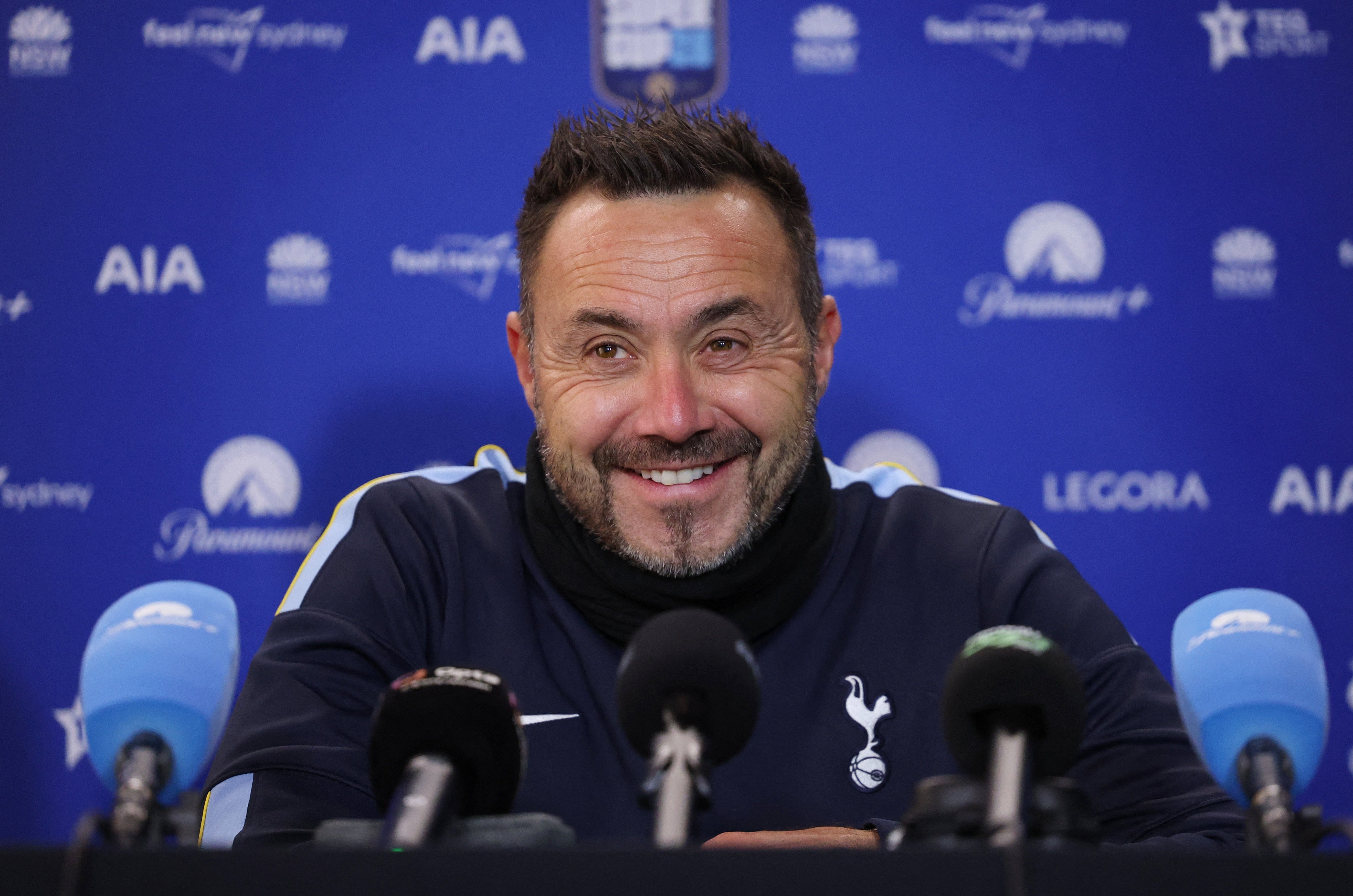 De Zerbi stated that Tottenham are still looking to be active in the transfer market