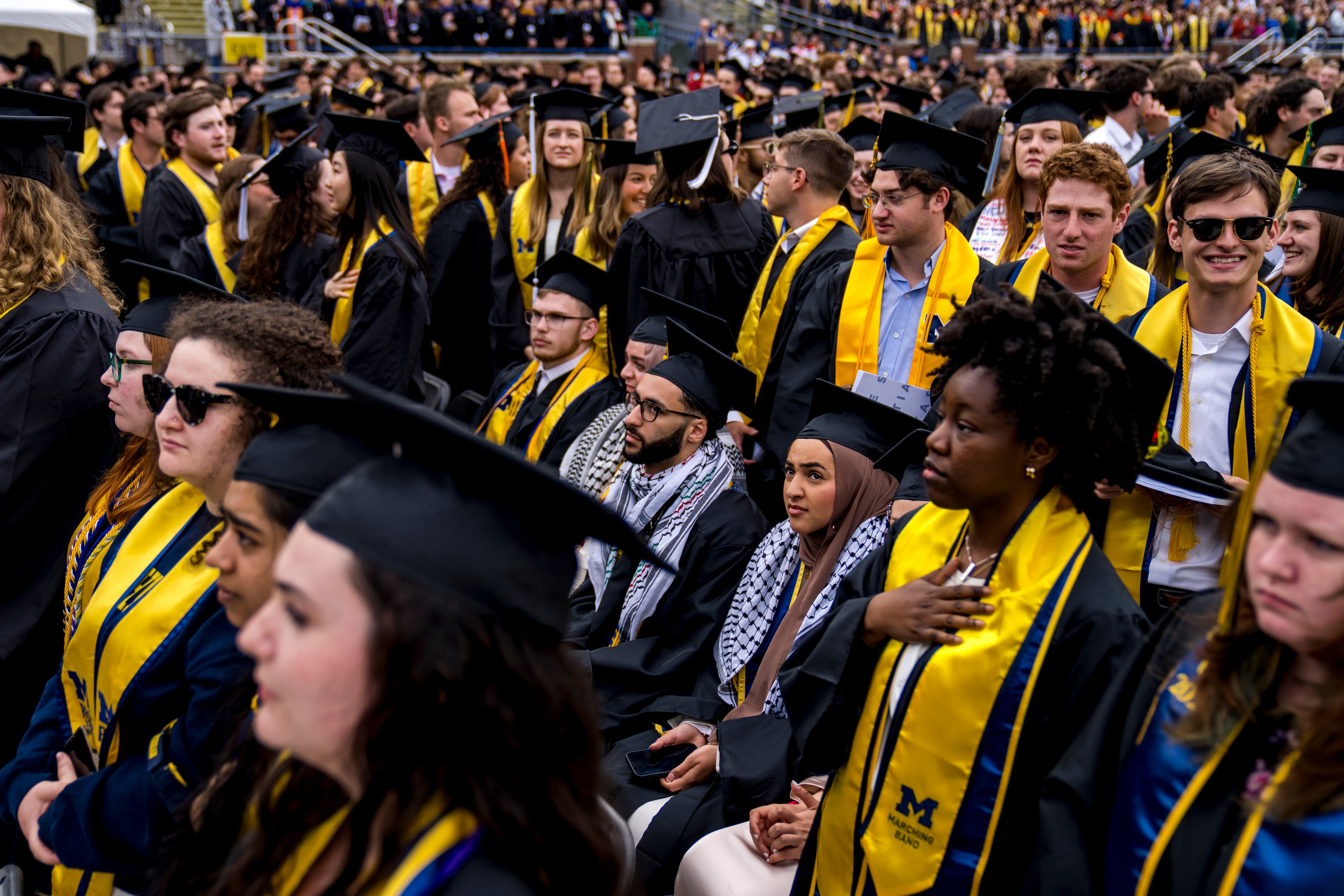 Under the pilot program, incoming students enrolled in the College of Literature, Science and the Arts will not receive letter grades on their official transcripts during their first term (Getty Images)