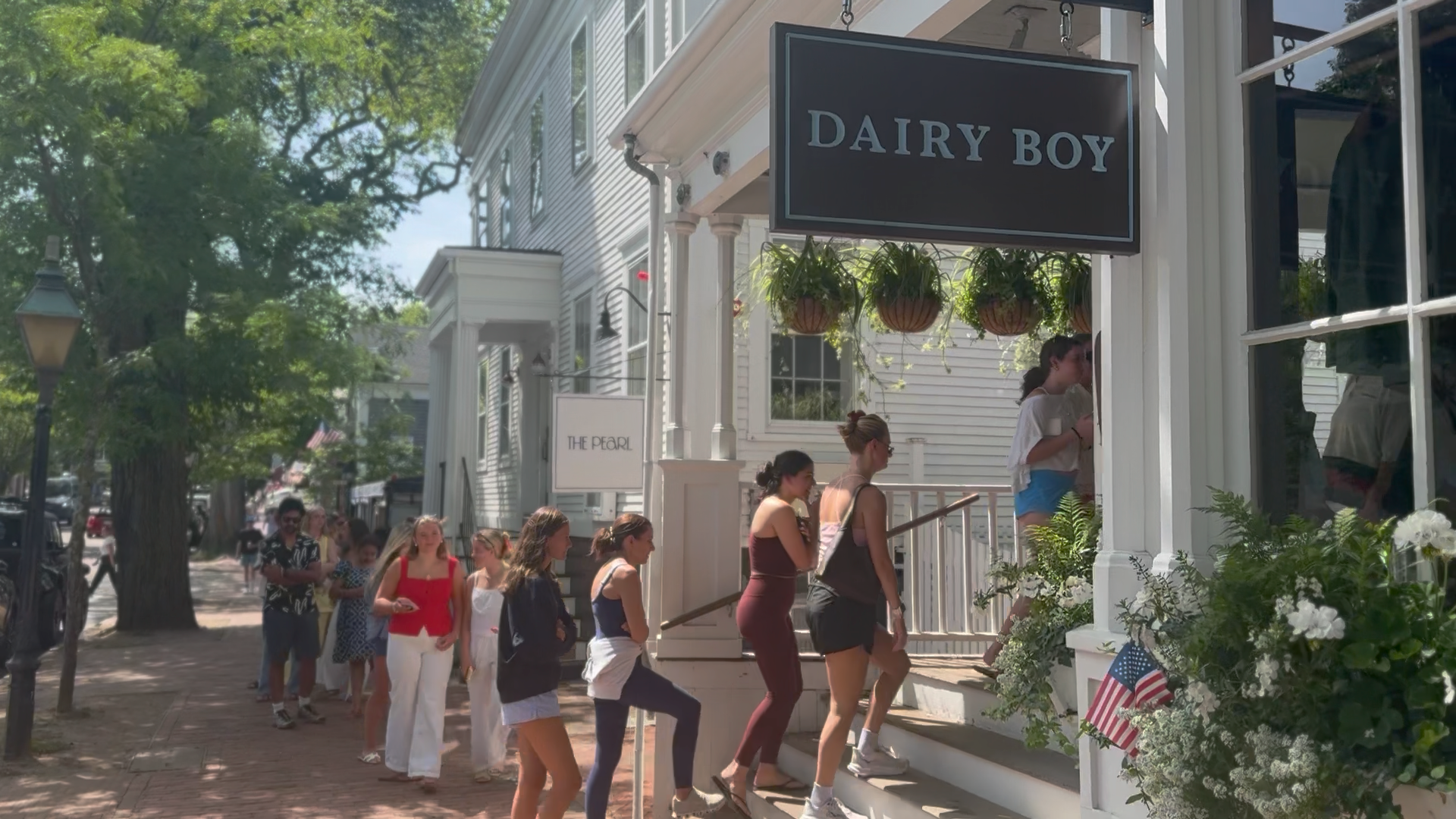 Paul's Dairy Boy shop regularly curates lines outside its Nantucket boutique and is at the center of a social media culture war at the beach getaway