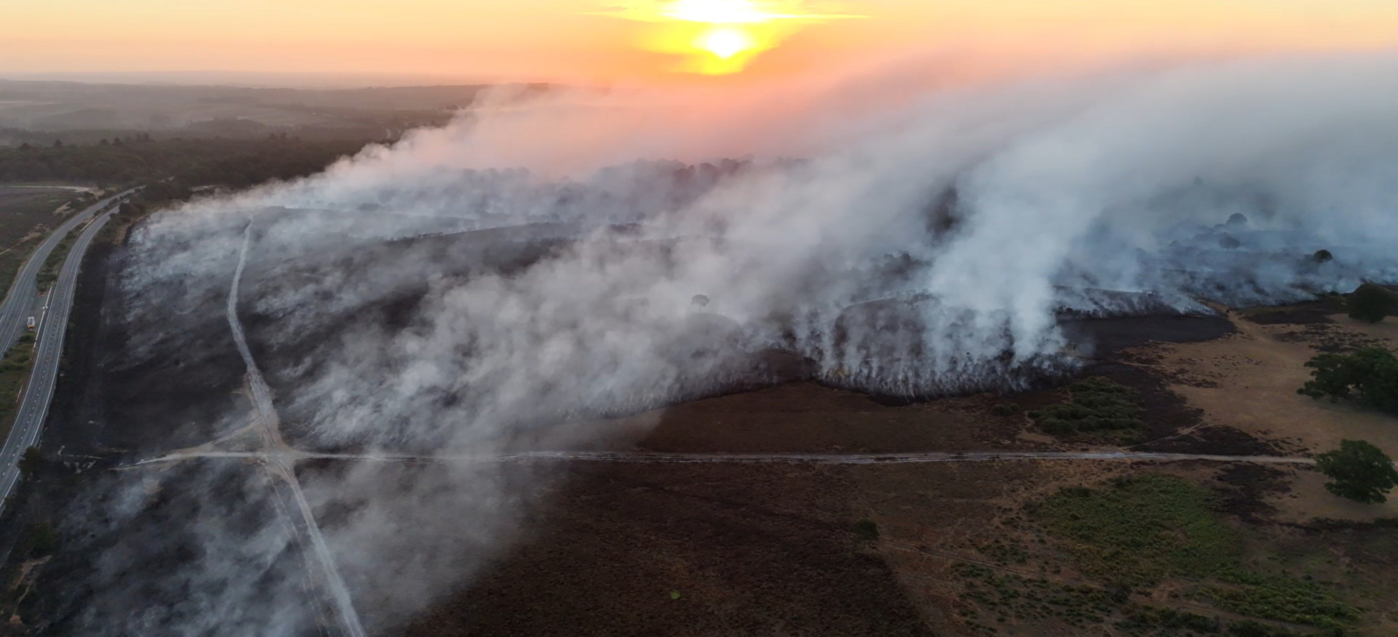 Mapped: The wildfires scorching the UK during summer of record heatwaves